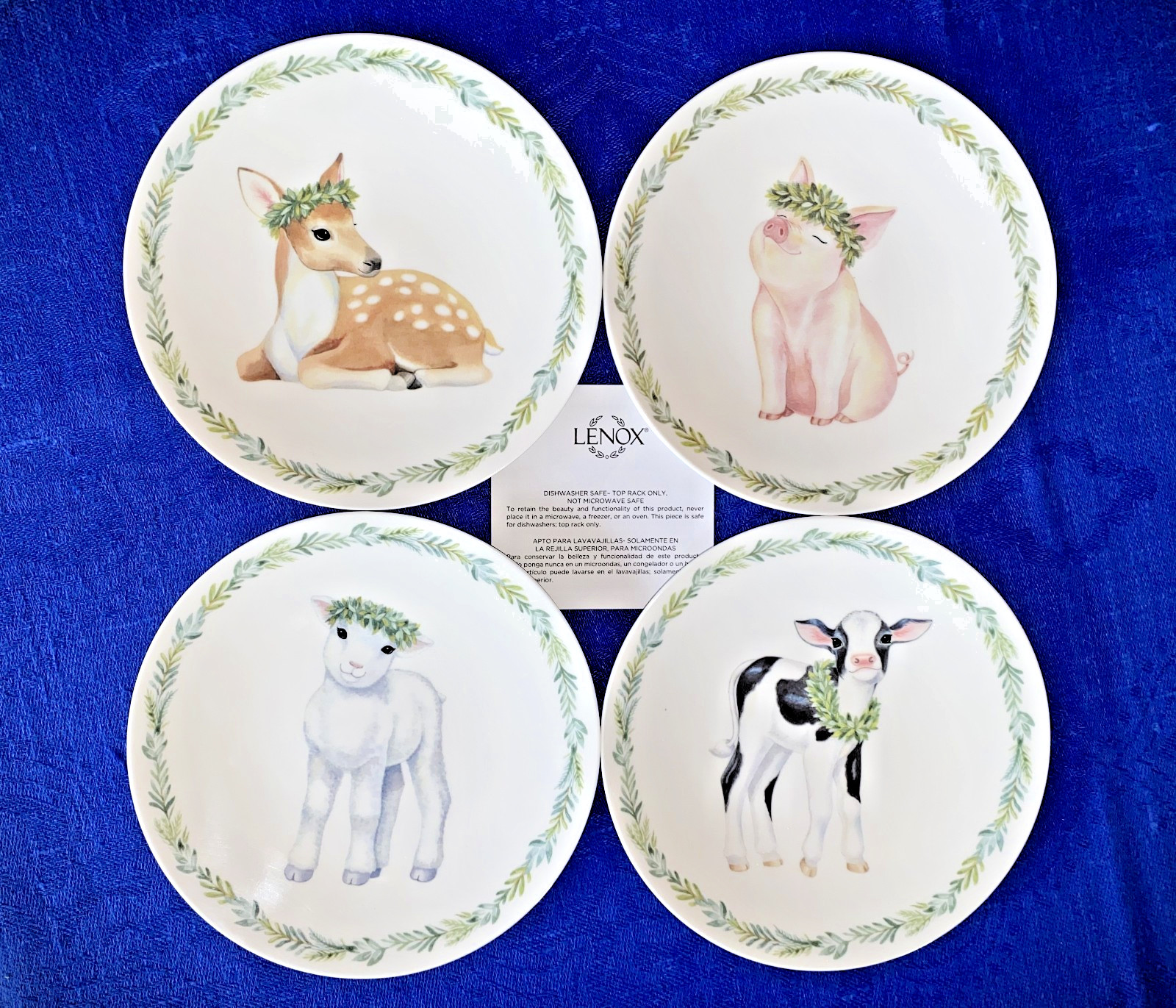 Lenox Petite Meadow 4-Piece Party Plate Set, 6in, SKU# 886203