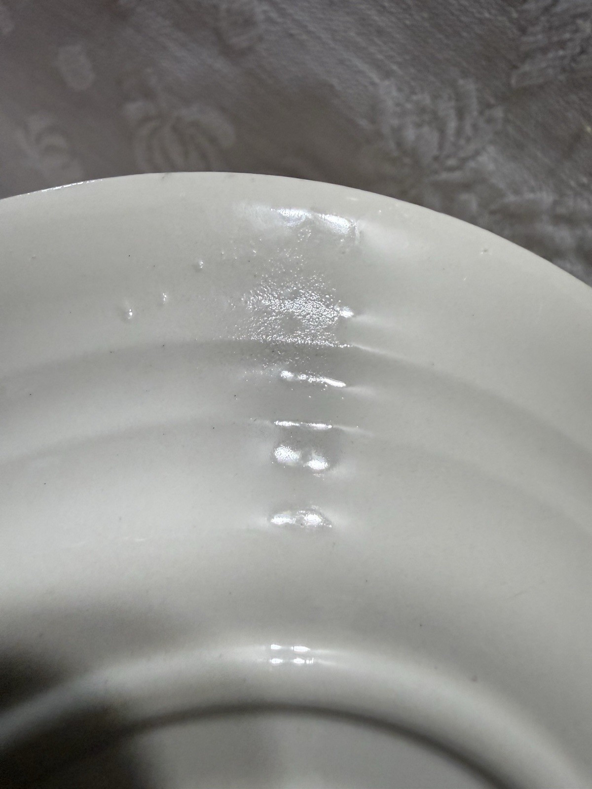 (2) Salem “INDIAN TREE” Victory Shape (Plain Ribbed Trim)-Cup & Saucer Sets