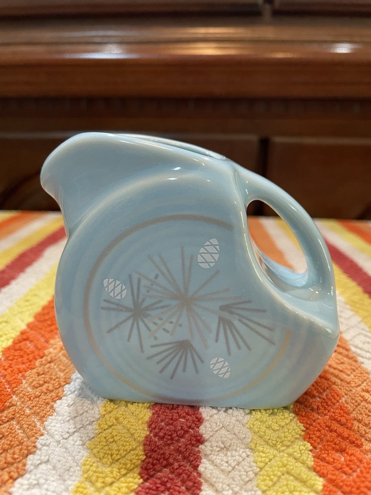 Fiesta HLCCA Mini Disk Pitcher Atomic Pine 2026 Exclusive Pristine Free Shipping