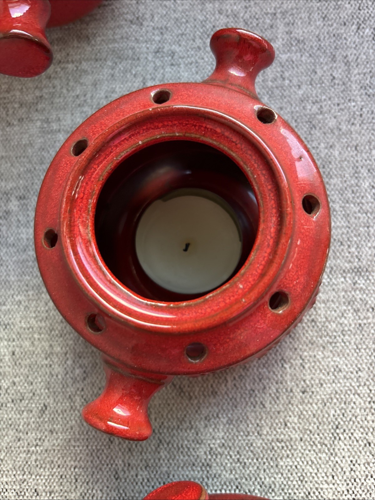 8 Pc Set Truam Feuer Red Dream Fire Mulled Wine West Germany 1980s