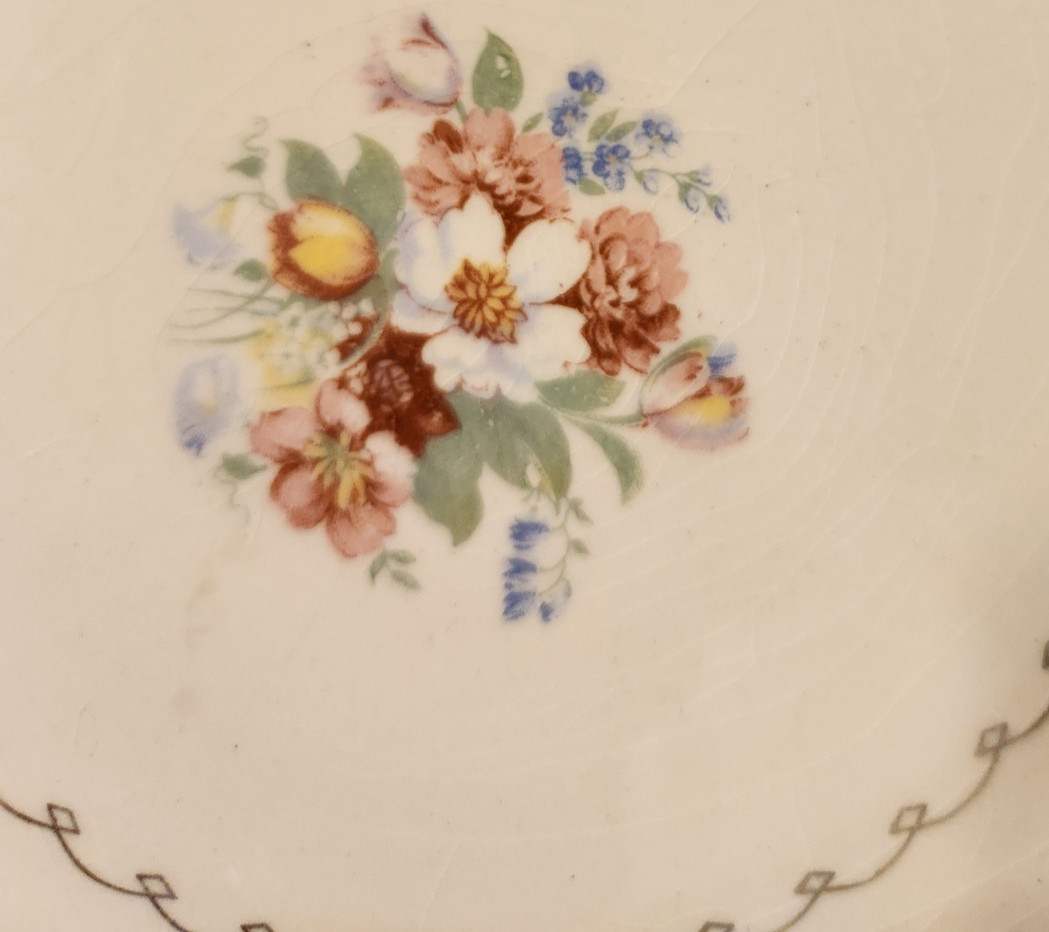 8 Vtg Mismatched China Salad Luncheon Plates Plate Set Mixed Floral Tea Party C