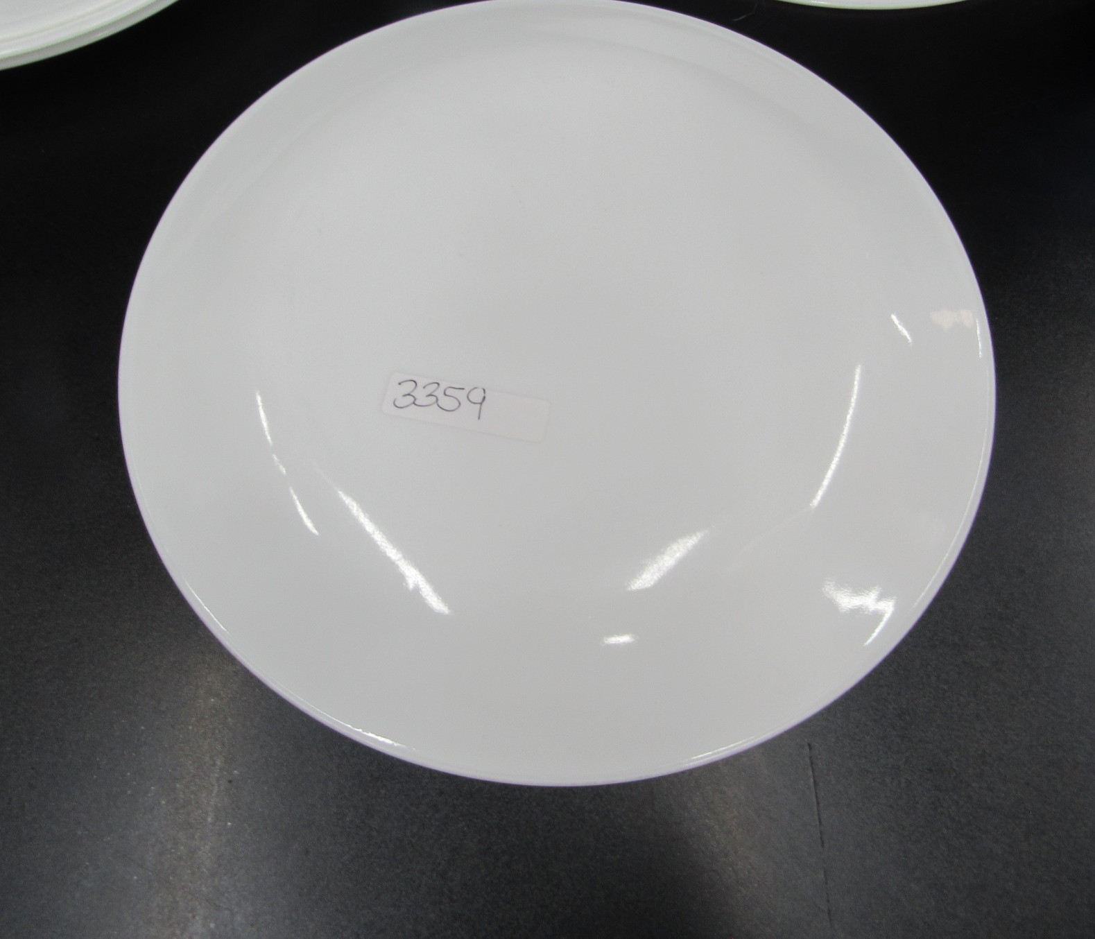 5 Corelle Winter Frost 10″ White Dinner Plates Vitrelle Made in USA