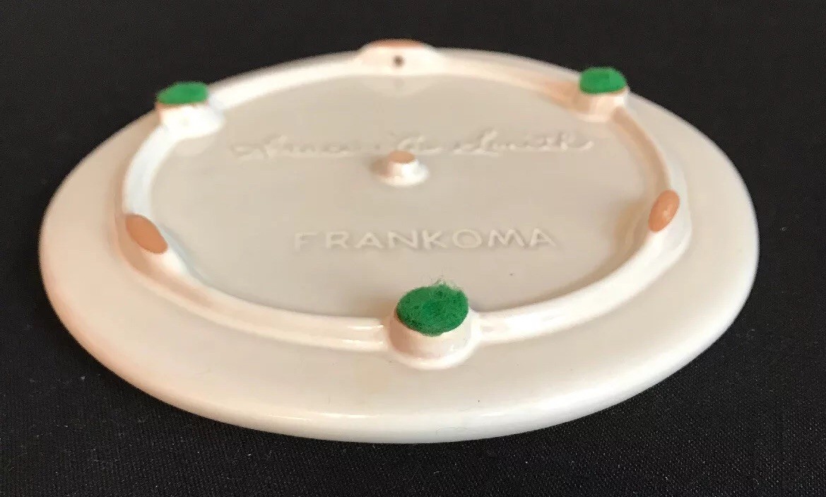 Frankoma Nazarene Alpha Beta Gamma Chapel Belles Trivet Wall Plaque~White Sands