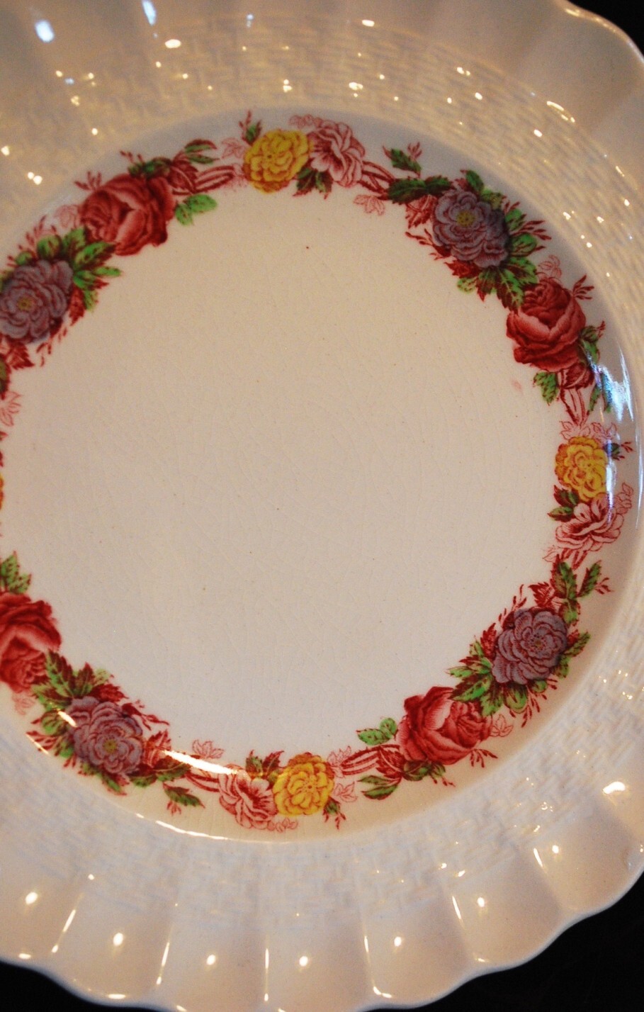 Vtg Set 3 SPODE ROSE BRIAR 5 Piece Place Settings [15 pc total] England OLD MARK