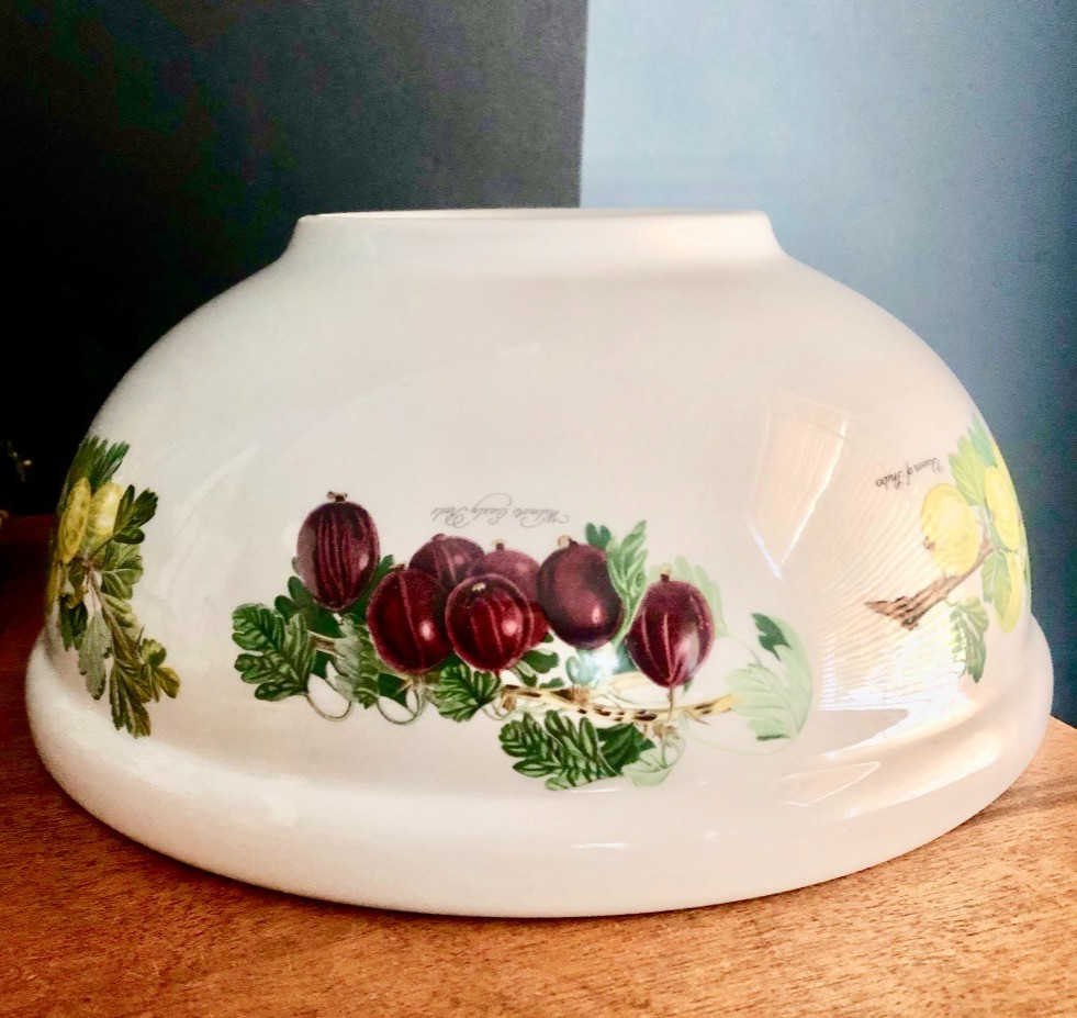 PORTMEIRION Pomona Large SERVING / Mix BOWL “Goddess of Fruit” 11″ x 5″ England