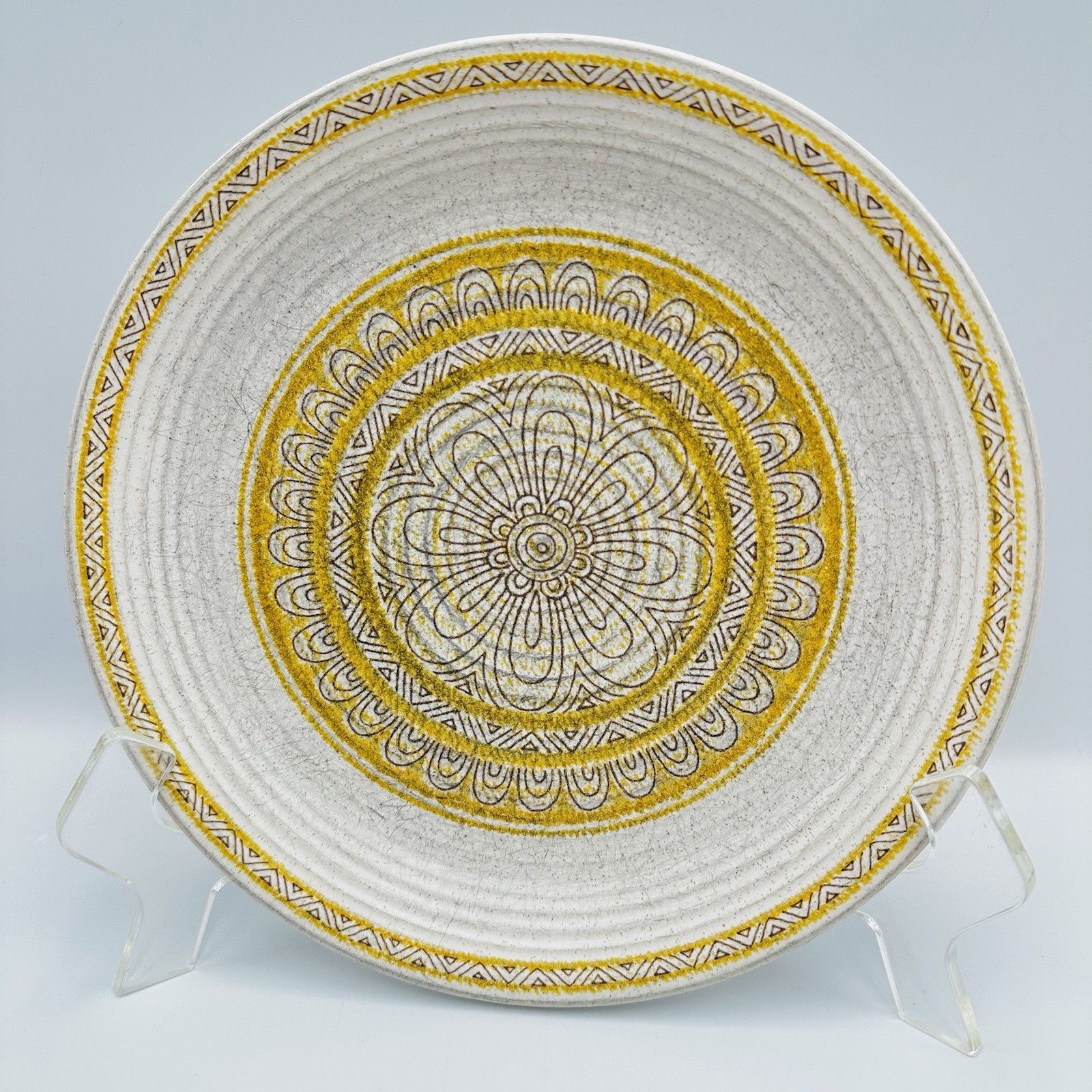 Set of 4 Vtg Franciscan Earthenware Hacienda Gold 8.25″ Salad Plate MCM Preloved