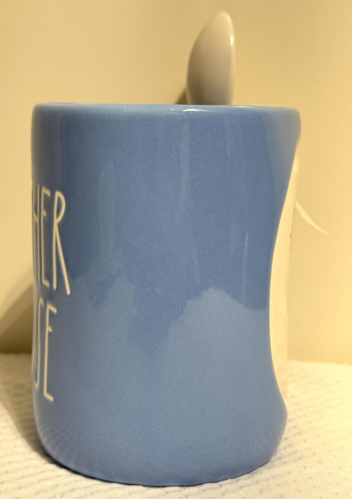 Rae Dunn Mug “Mother Goose” Ceramic Mug with 6.25in. Ceramic Spoon #712