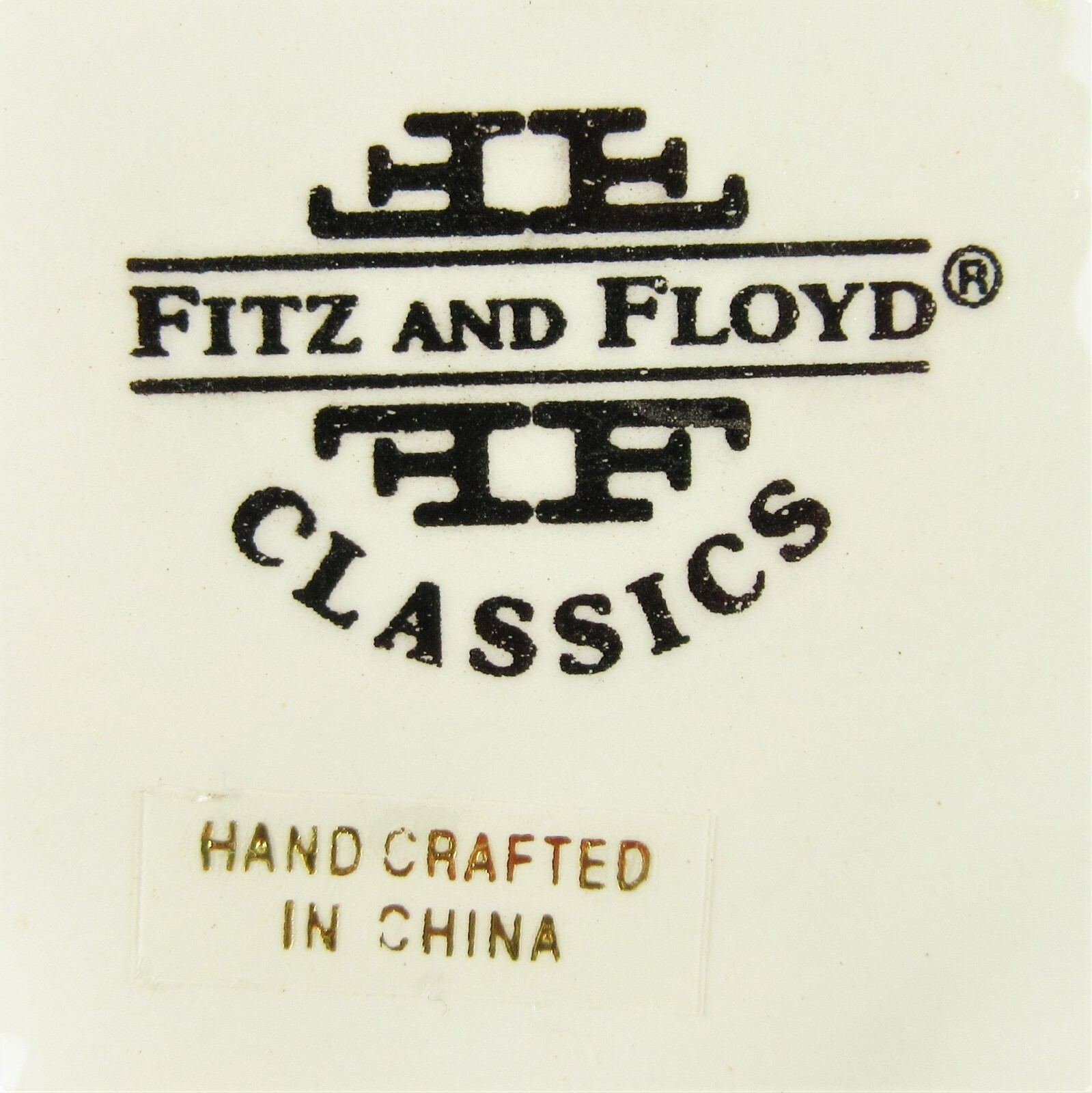 Fitz and Floyd Classics Country Gourmet Canape Plate Embossed Fruit Basketweave