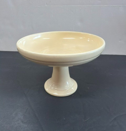Fiestaware Vintage Sweets Comport Compote Dish Ivory S*