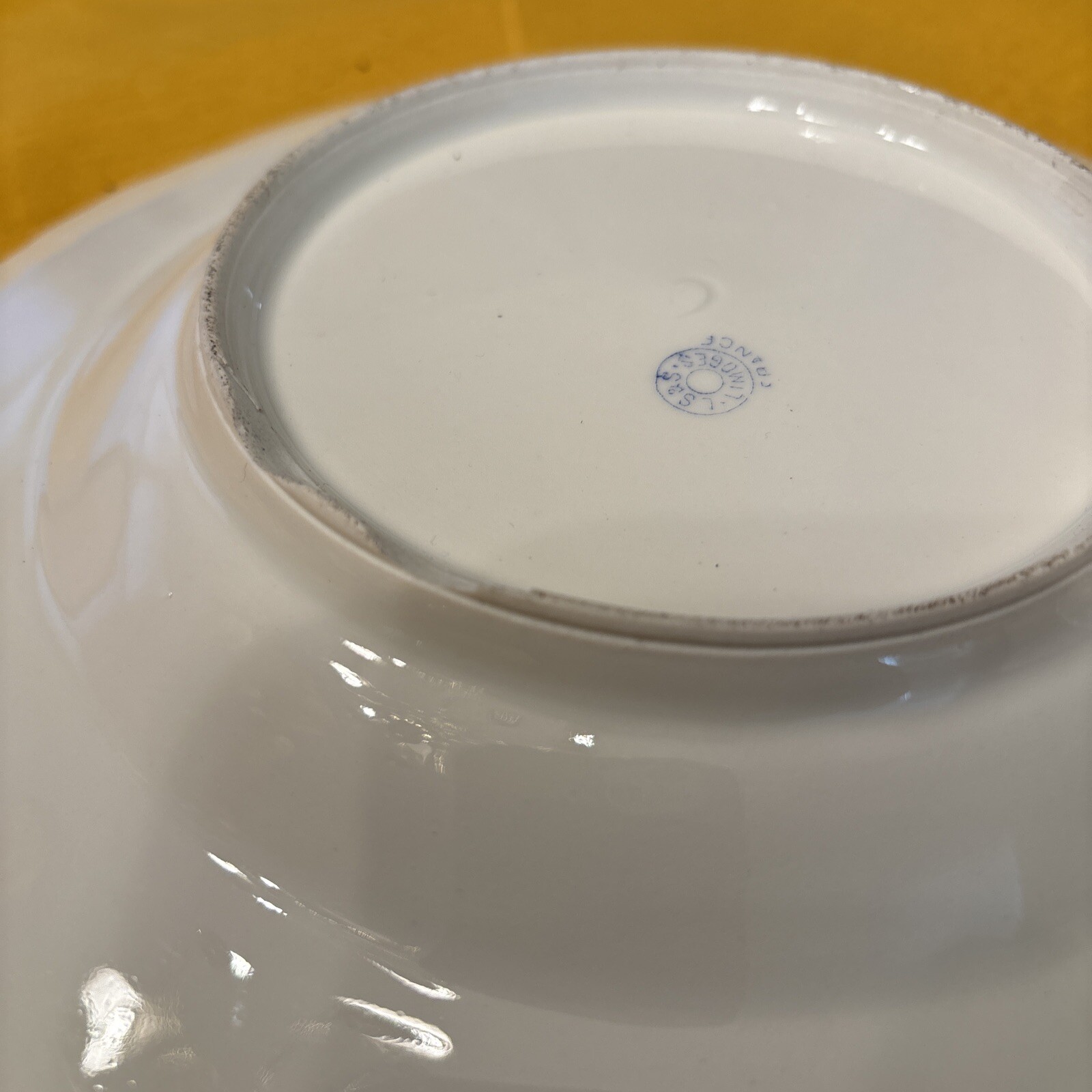 Limoges Victorian Scene Butter Dish-2-Piece