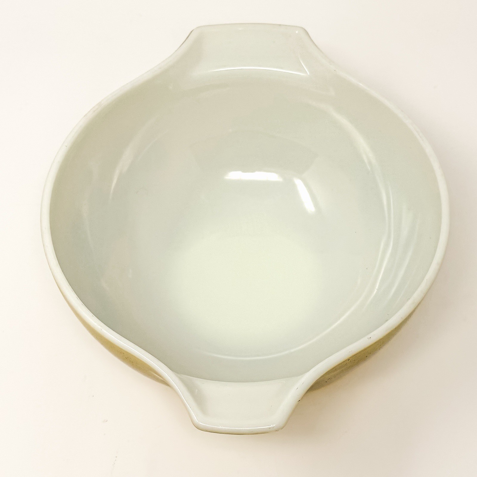 Vintage Pyrex Homestead 443 2.5 Qt Cinderella Mixing Bowl Blue Speckled USA