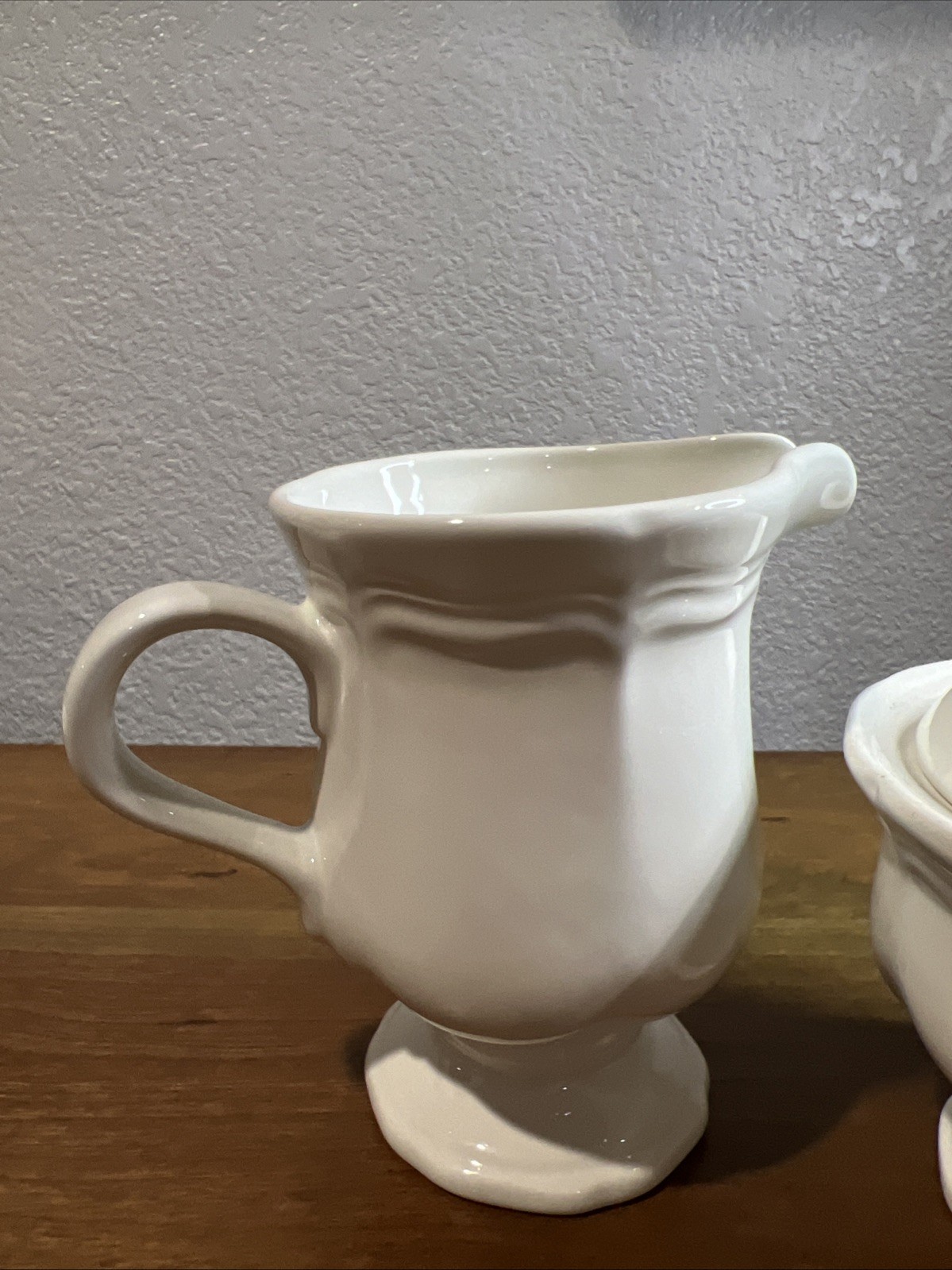 Mikasa ~ French Countryside Sugar Bowl w Lid and Creamer MINT CONDITION