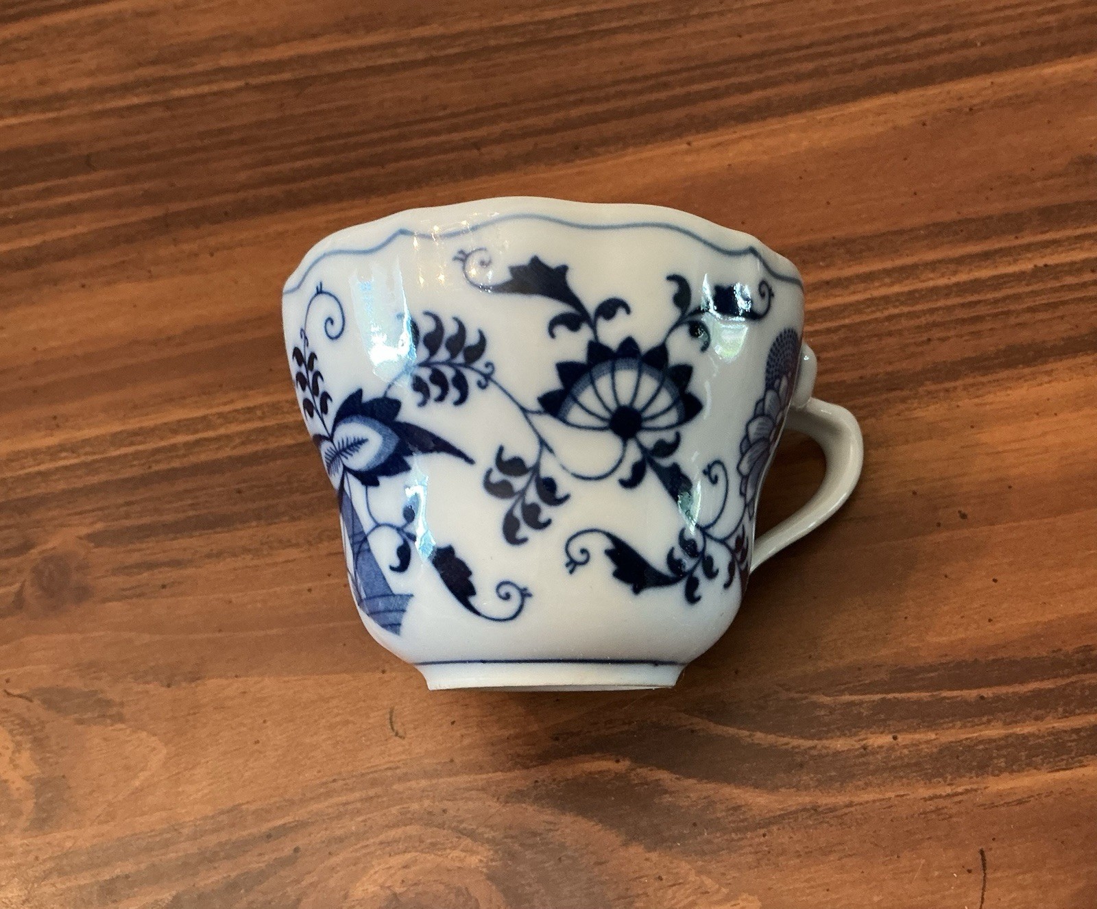 Blue Danube Vintage 1950s Coffee Cup Porcelain Ceramic Made in Japan