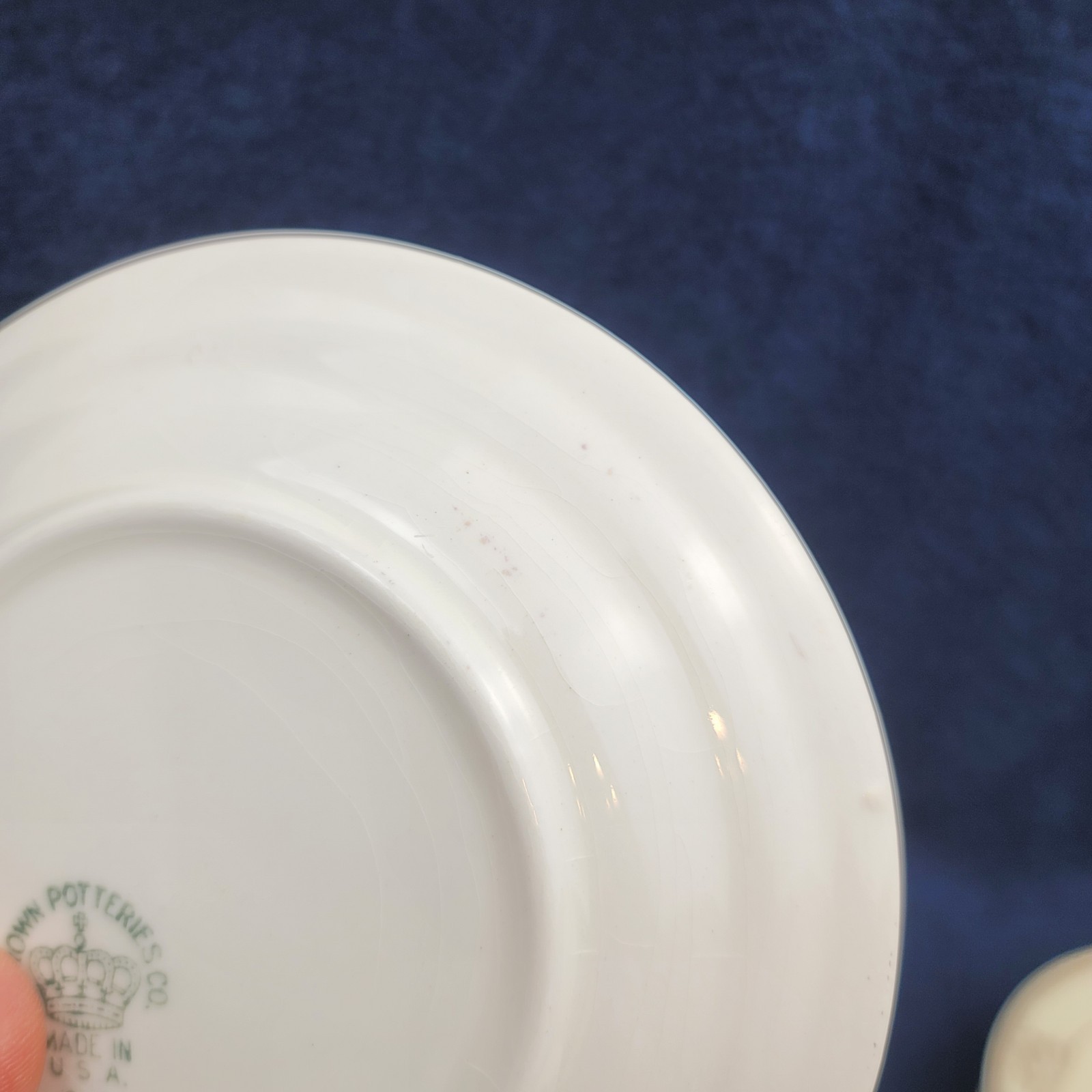 12 Crown Potteries Bread Plates 2 47 Gilt 5 ⁷/⁸” China Victorian DISPLAY ONLY