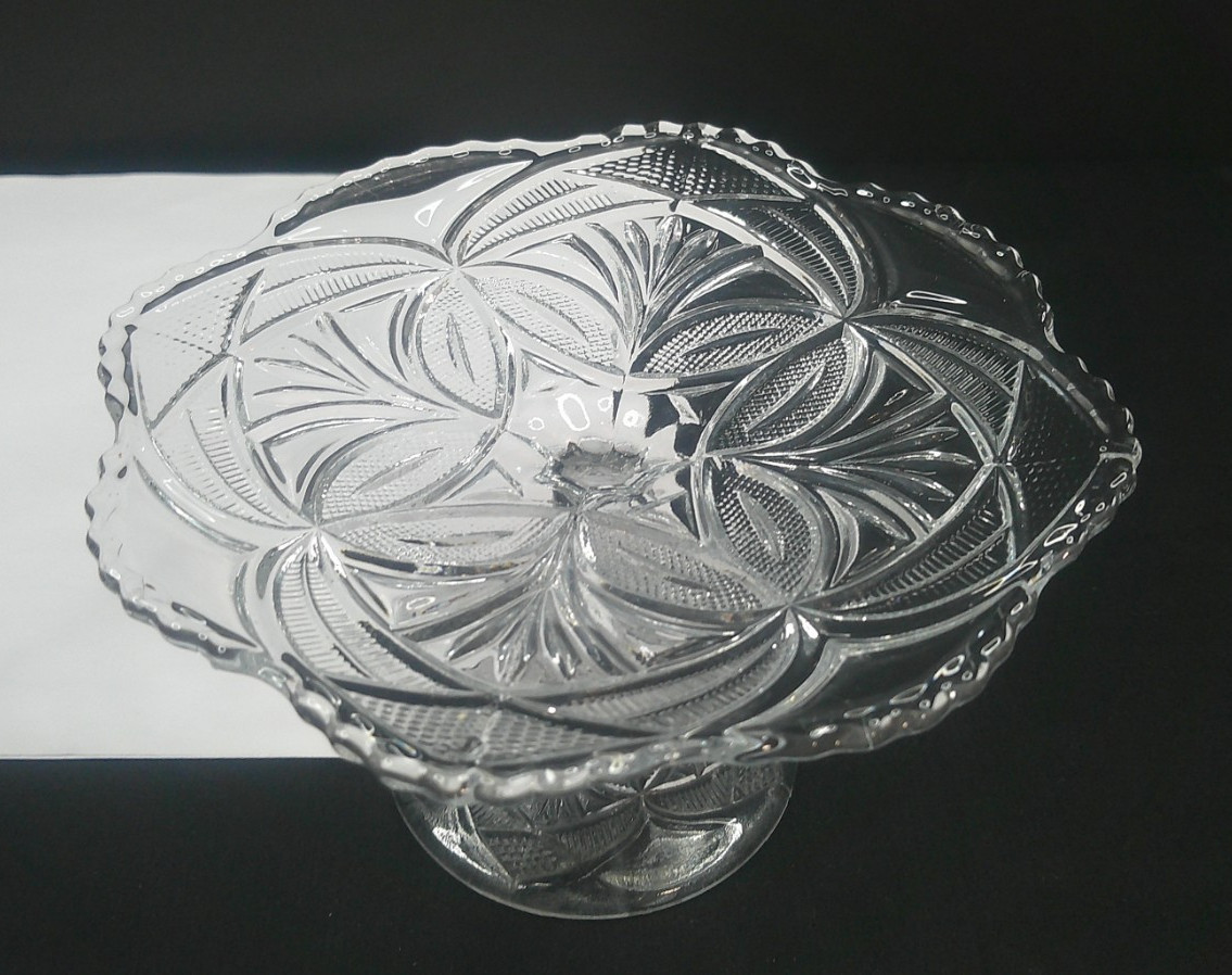 Bryce, Higbee, & Co, Monarch / Beautiful Lady, c1902, EAPG, Almond Tray, ExCd