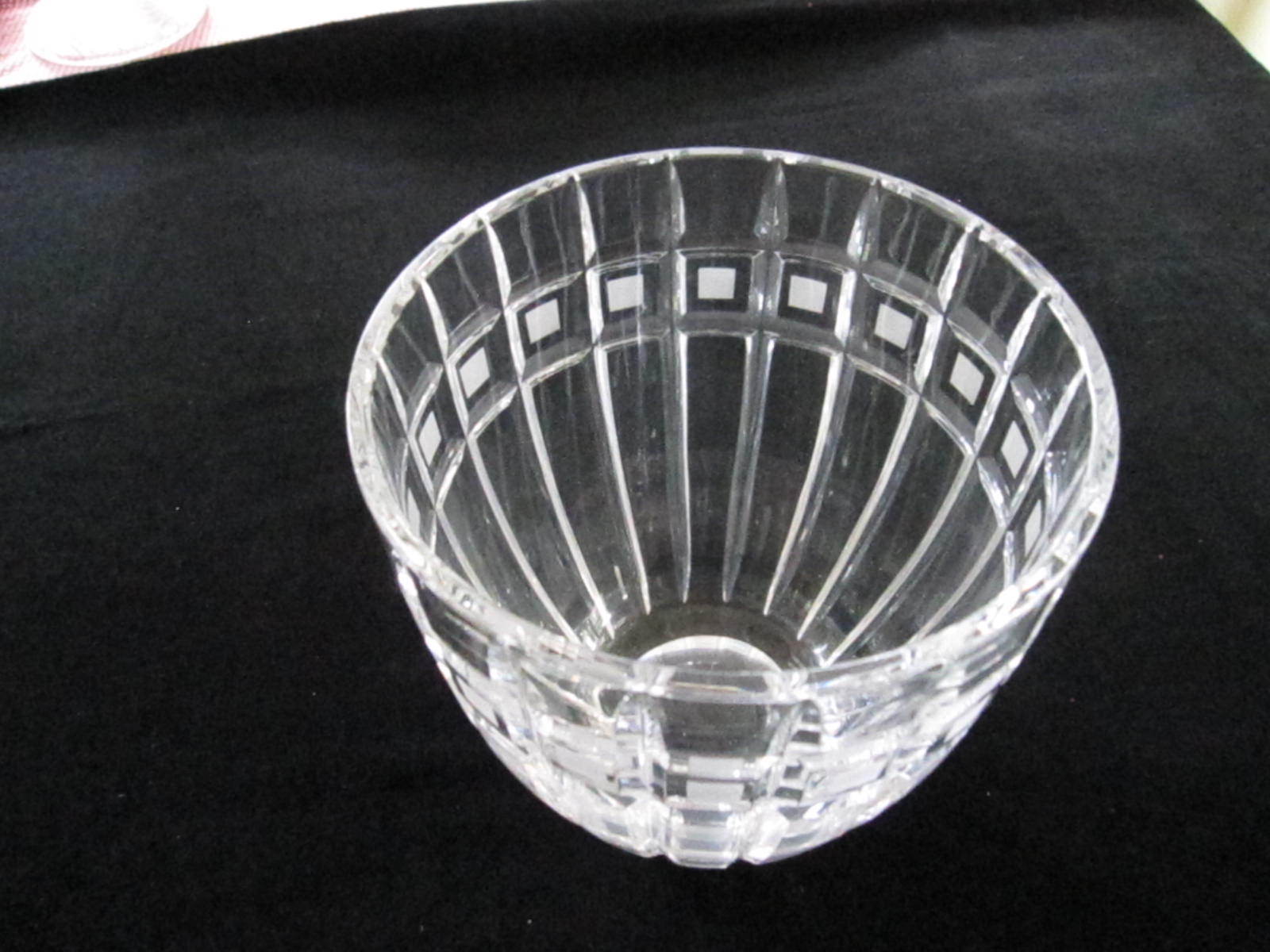 MARQUIS WATERFORD “QUADRATA” BOWL”; 6 3/4″H, 6 1/2″W, EXCELLENT CONDITION!