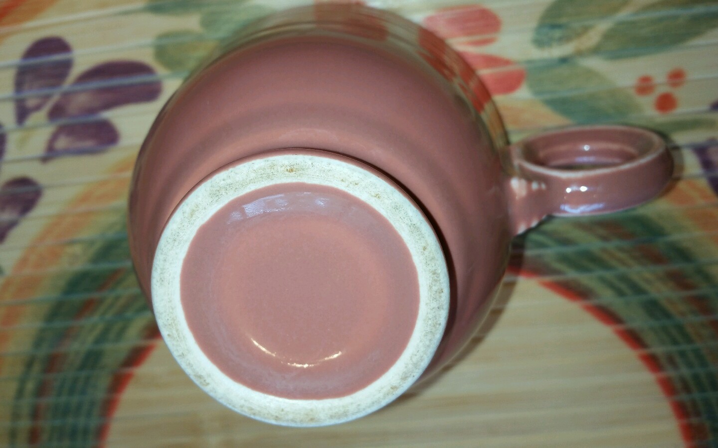 VINTAGE FIESTA 1950’s ROSE TEACUP & SAUCER SET (1951-1959) EXCELLENT CONDITION