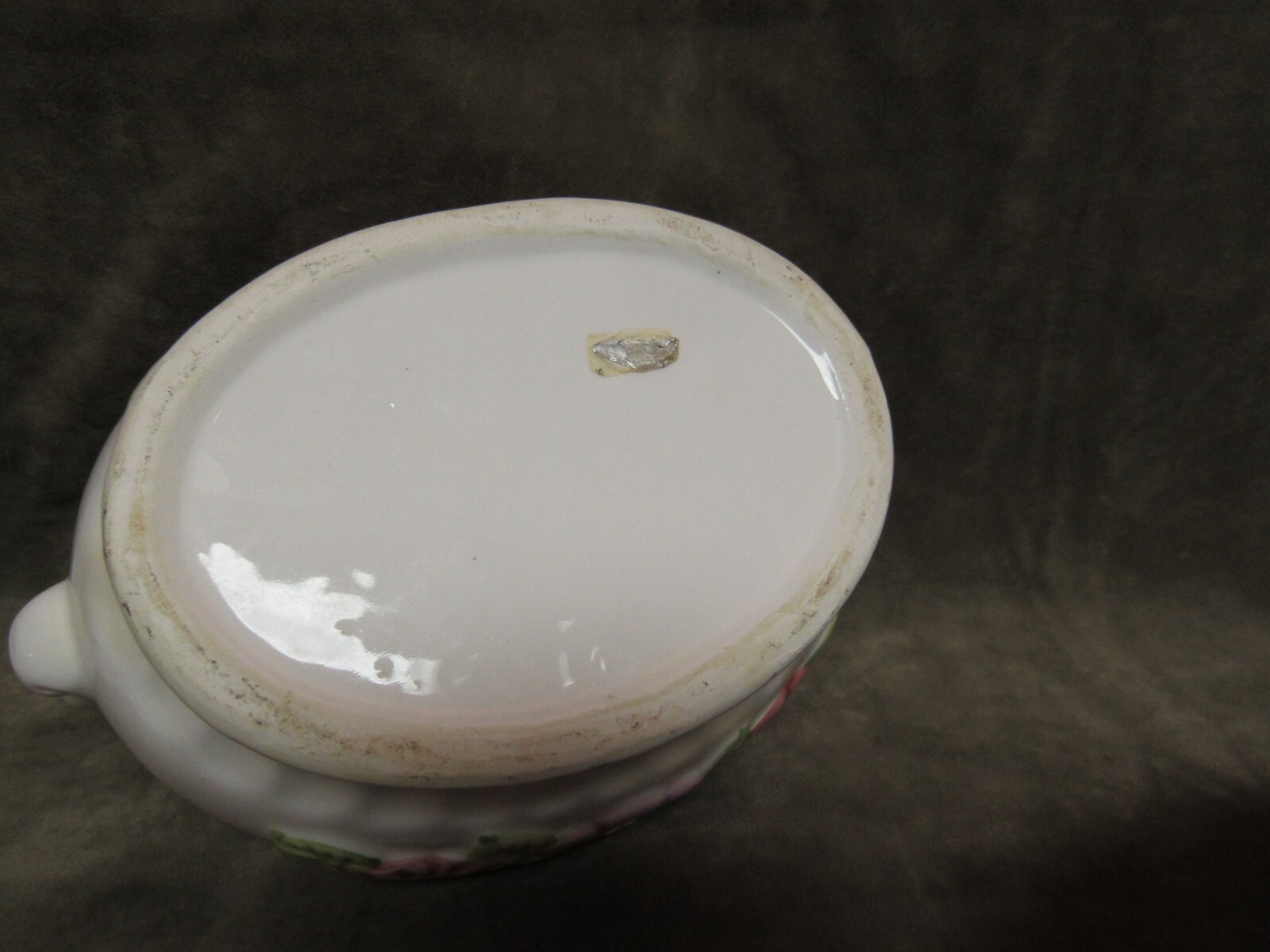 Vintage 1970’s Mini/Small Daisy/Flower Tureen Covered Dish HP Pottery Japan