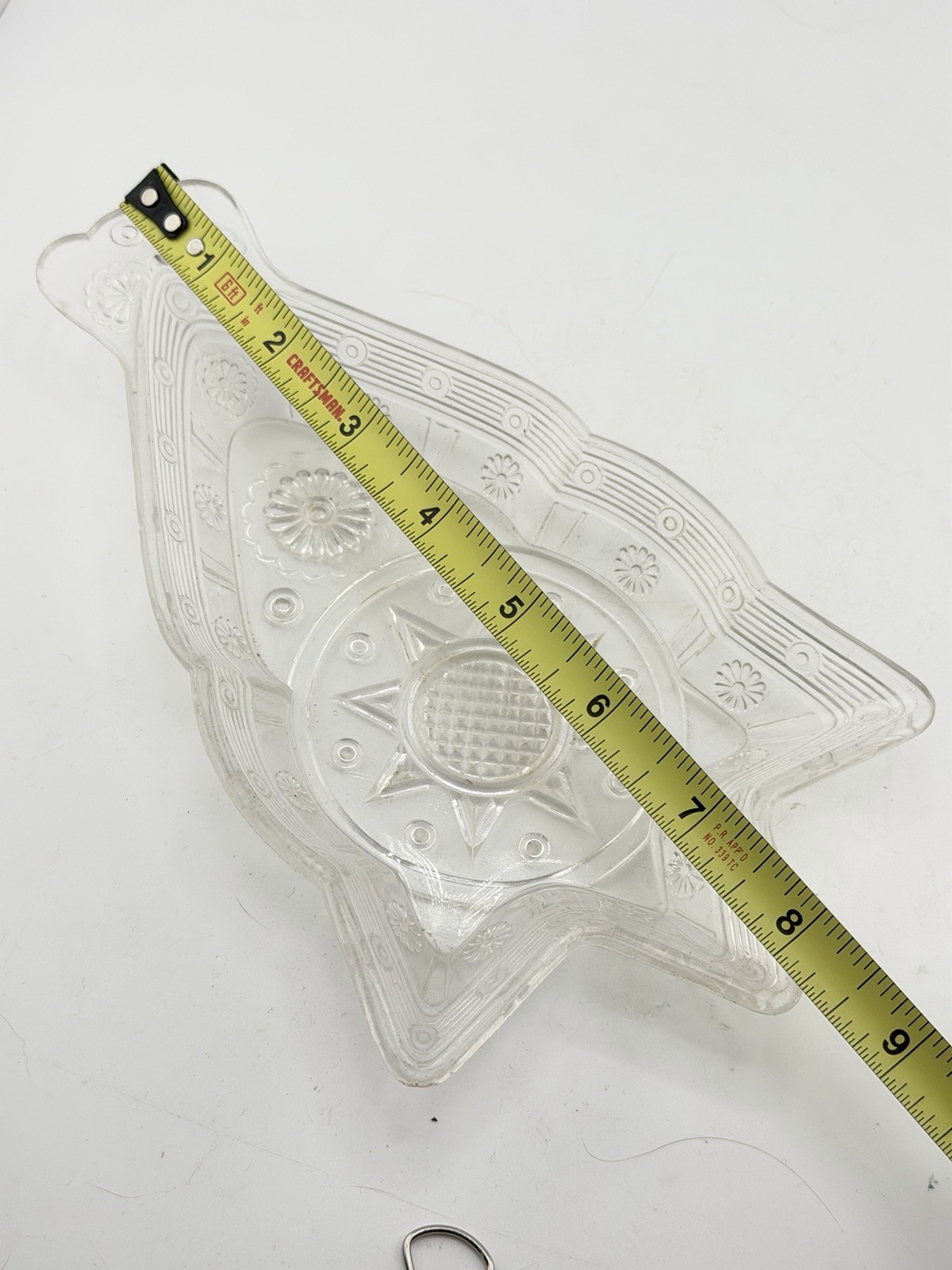 Antique Bryce Bros “Magic” Pressed Glass Dish c1880s | Gothic Starburst EAPG
