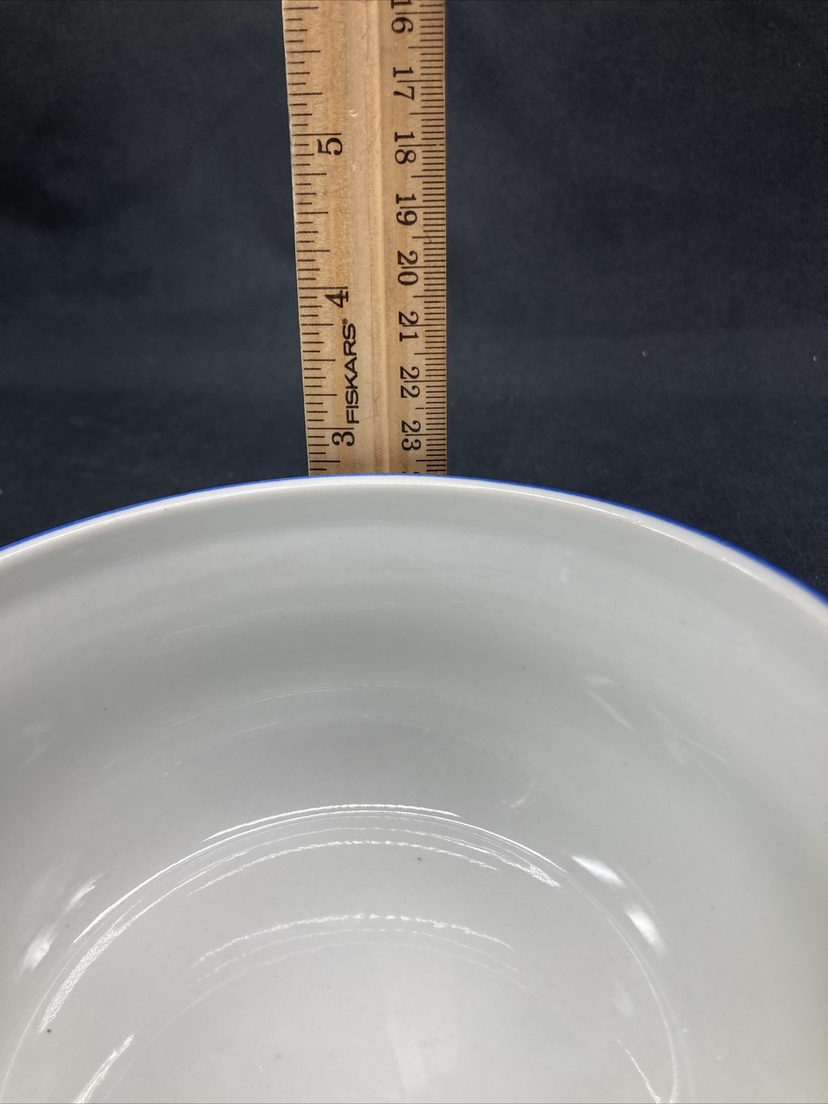 Yokohama Studio Japan Hand Painted Blue White 5” & 4” Porcelain Bowl