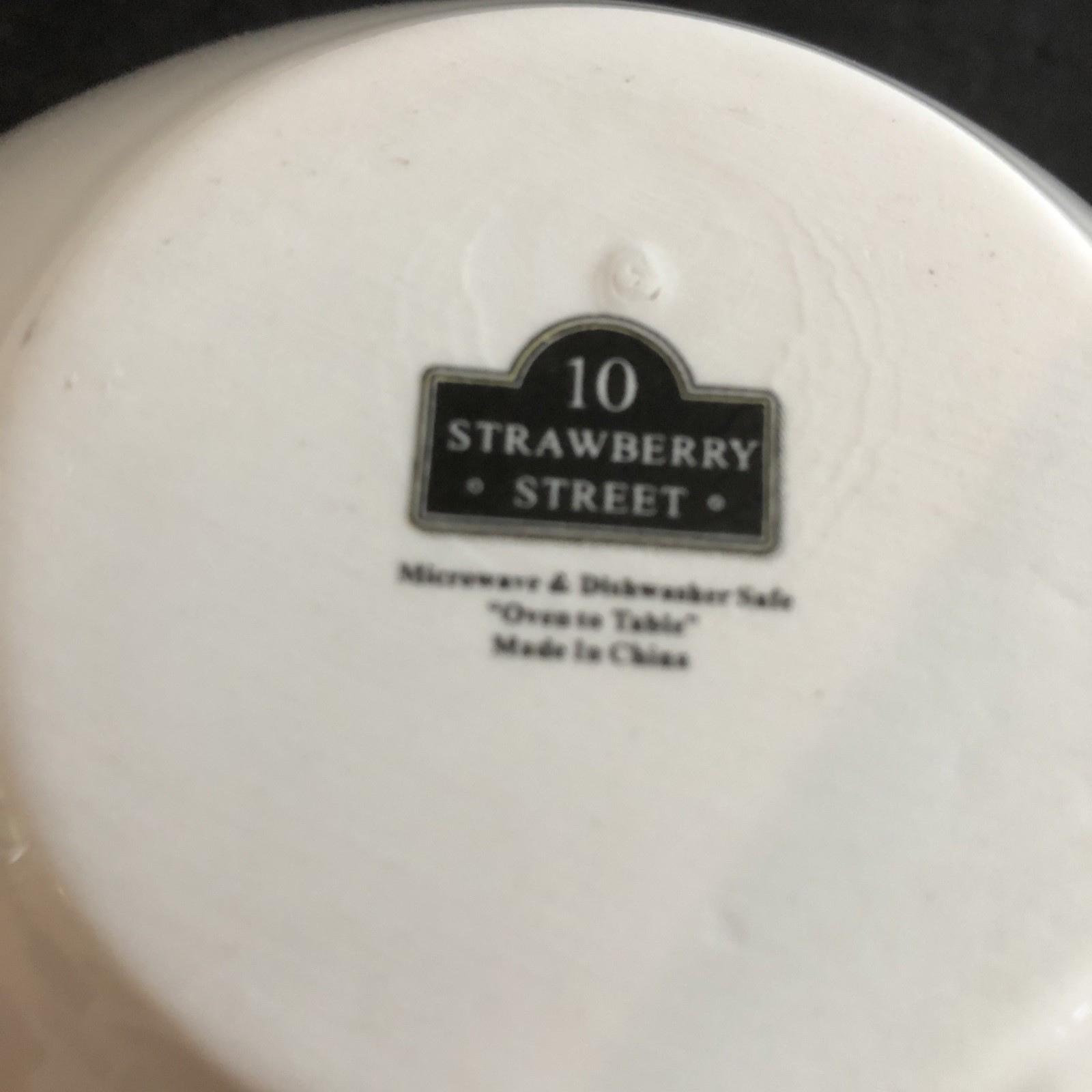 10 Strawberry Street Samurai Cereal Bowls 7.25″ Asymmetrical White