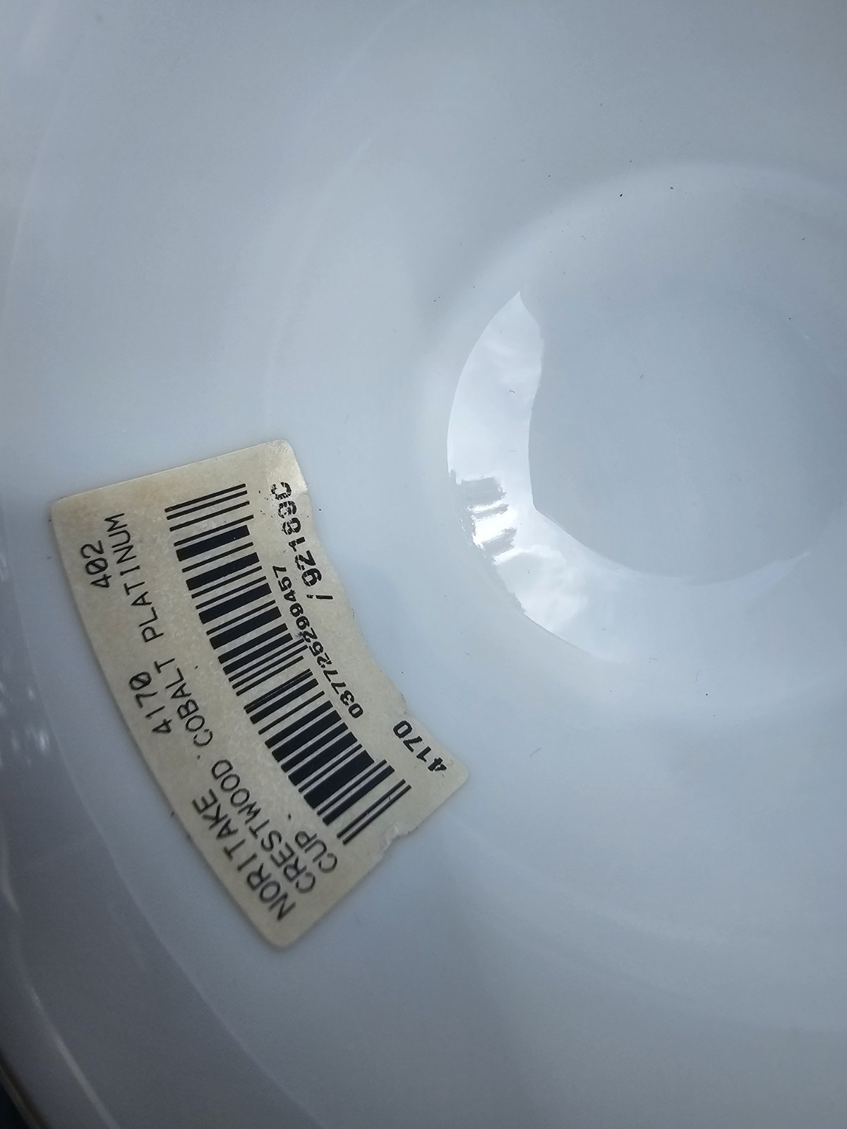 Noritake Legendary 16 Piece 4 Cups 12 Saucer Crestwood Cobalt Platinum No Box