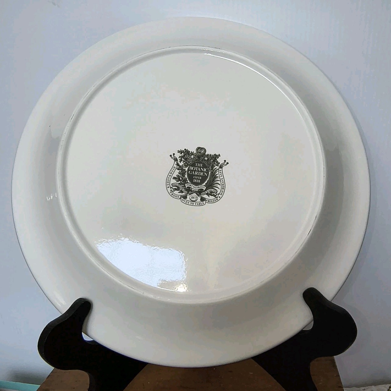 Portmeirion 12″ Serving Platter Botanical Garden Passion Flowers 1972