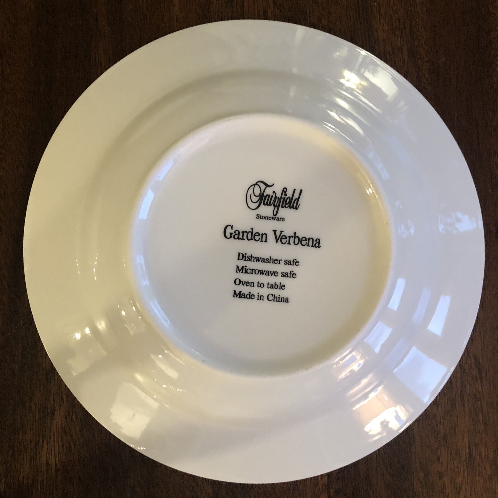 FAIRFIELD SETTING GARDEN VERBENA 7 7/8″ SOUP/SALAD BOWL 1 OF 6 SOLD SEPARATELY