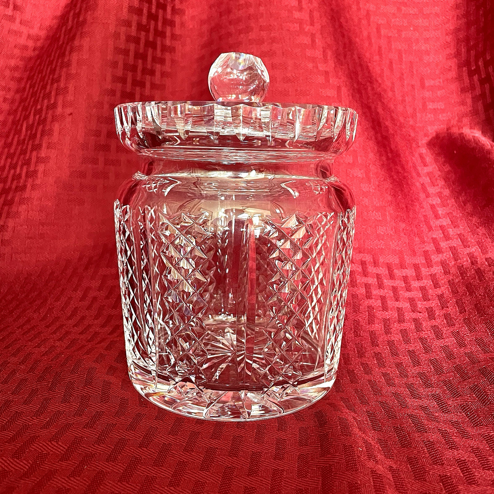 WATEFORD HIBERNIA BISCUIT JAR