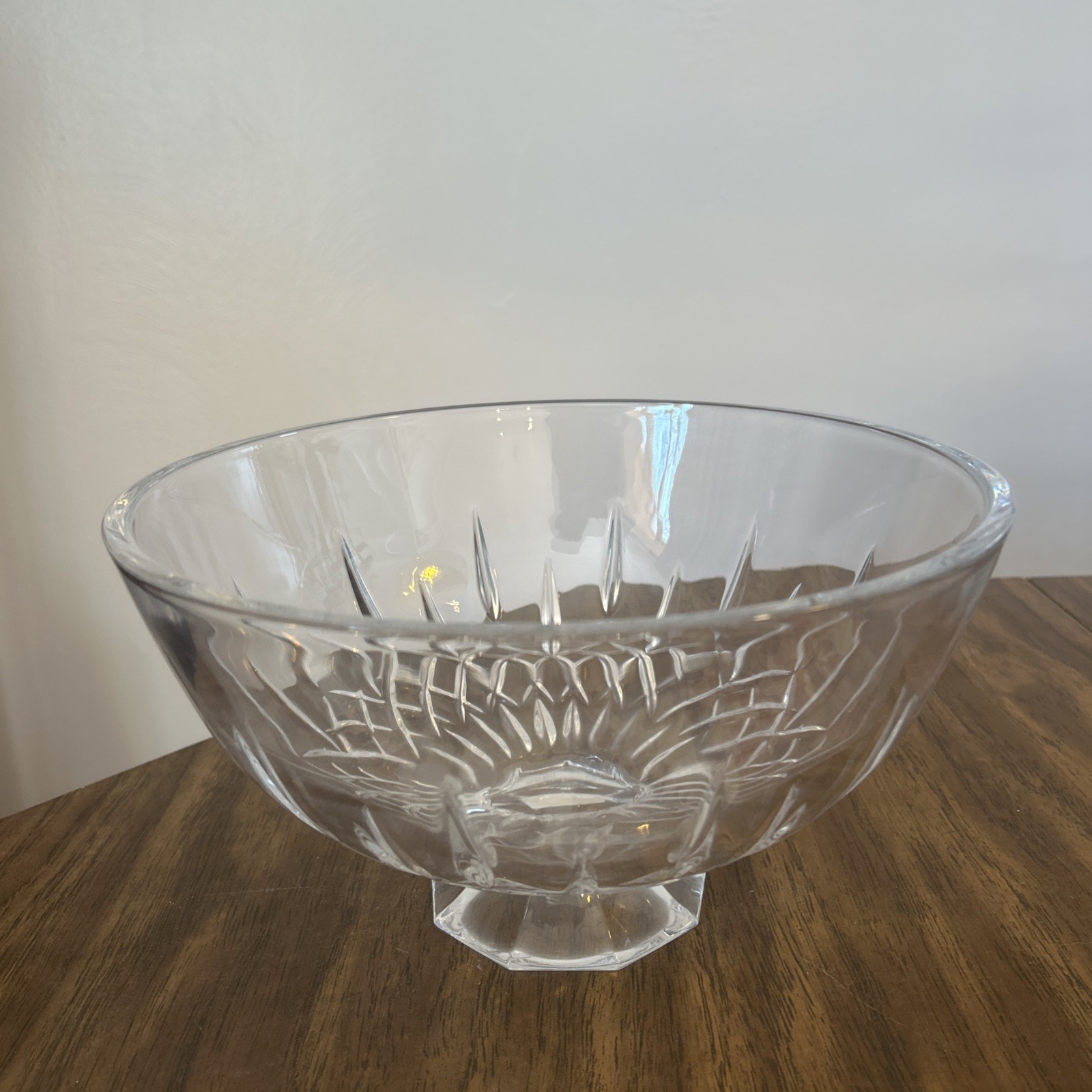 Vera Wang-Fidelity-10″ Footed Crystal Bowl Wedgwood Lead Crystal – Germany