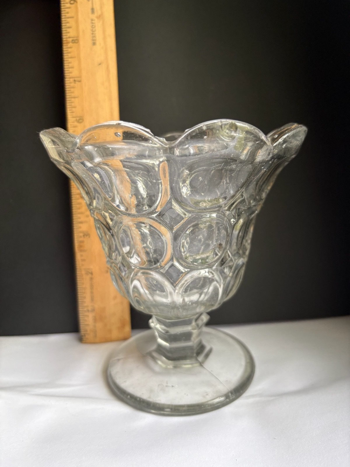 1860 Bryce, Richards & Co. Pittsburgh-PA EXCELSIOR EAPG Sugar, Manganese No Lid