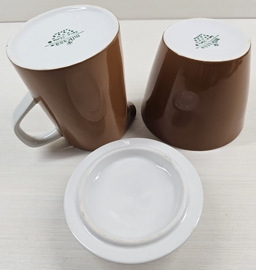 15 Pc Mikasa West Wood Cup Saucer Creamer Sugar Lid Set Vintage Floral Retro Lot