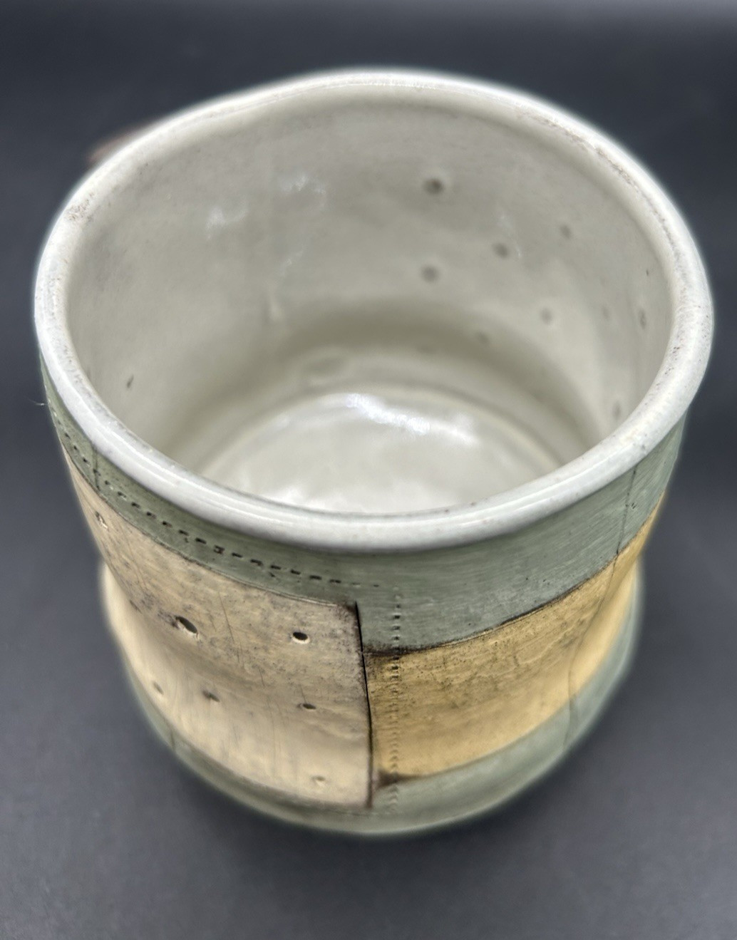Mark Arnold 2017 Portfolio Art Pottery Organic Free Form Ceramic Mug
