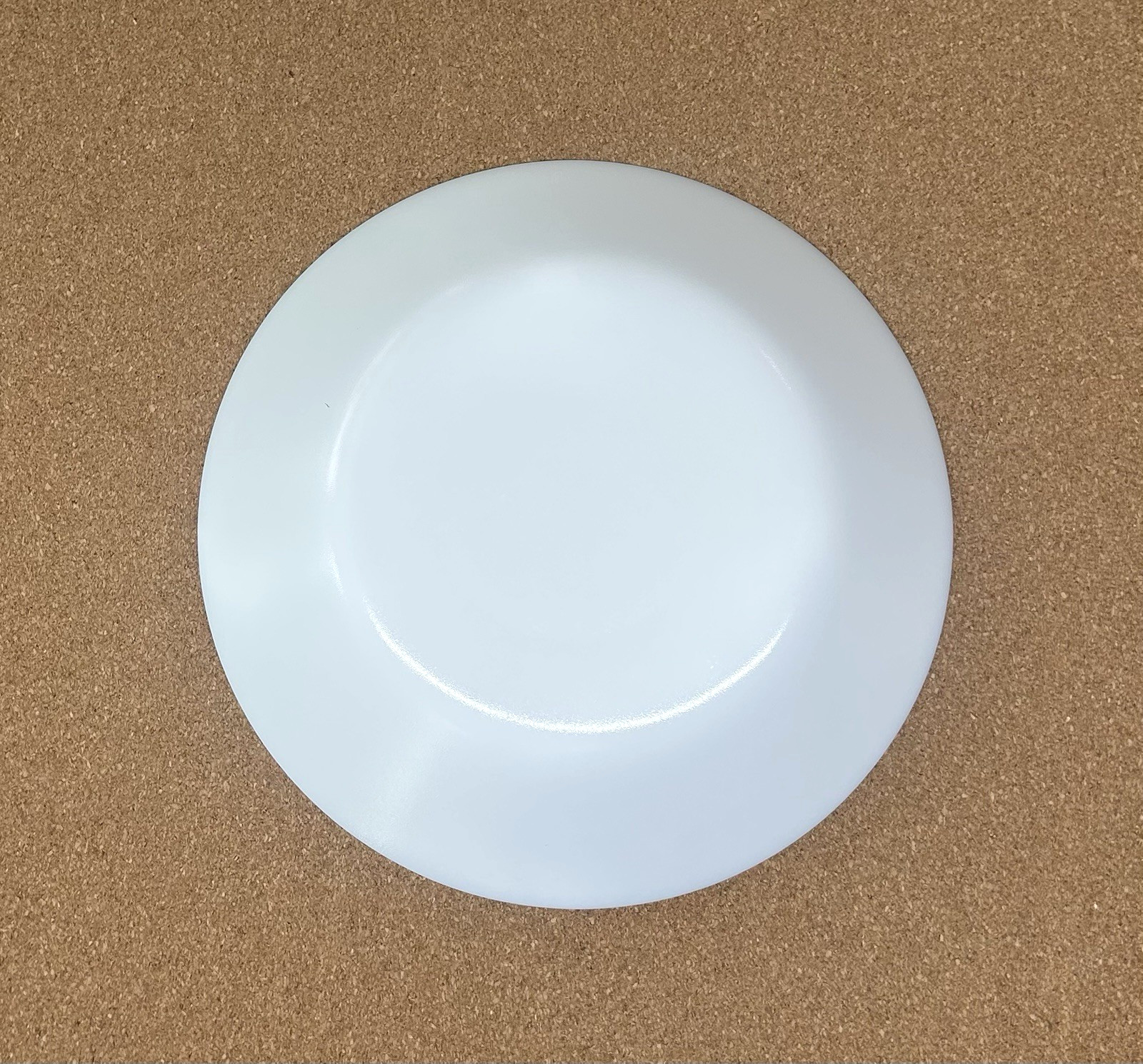 Set of 6 All White Glass Pasta Bowls 7.75” Low Meal Bowl Noodle Bright & Clean!