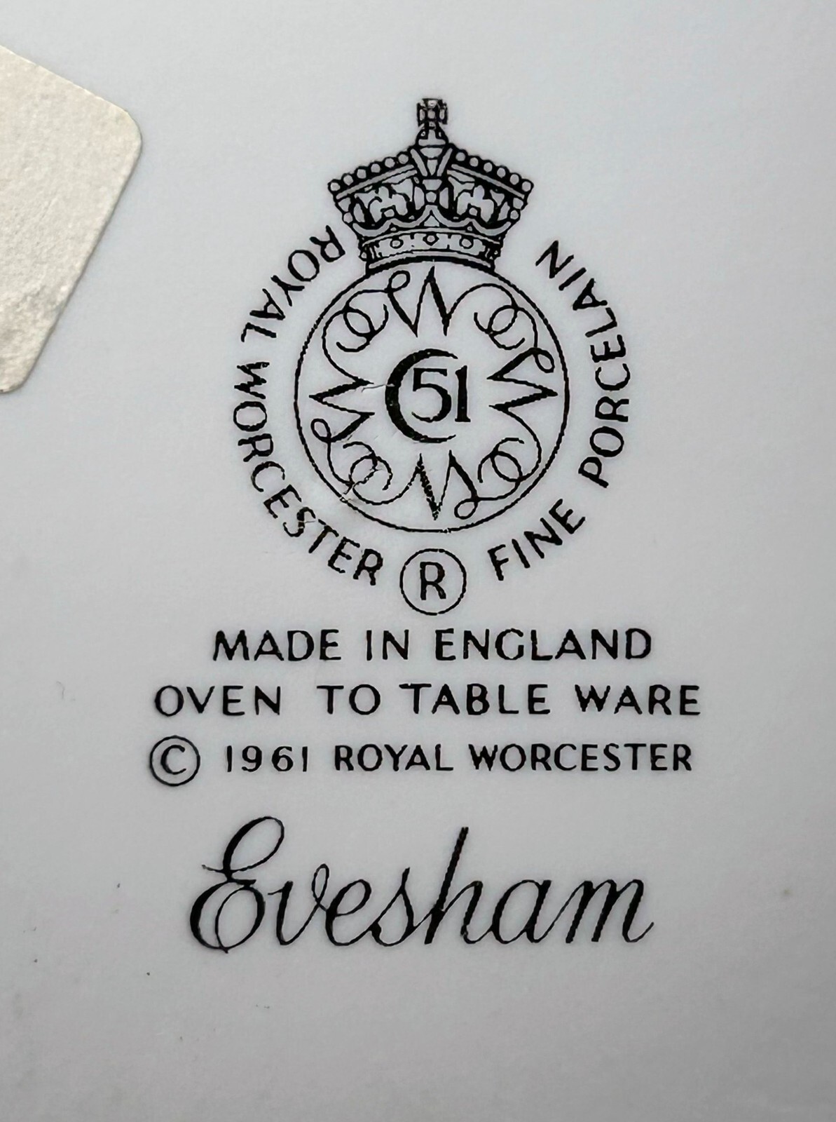 Royal Worcester Evesham Gold Round Oval Rectangular Bakers-Set of 3 Made England