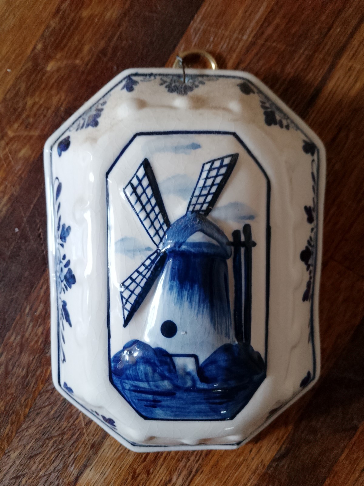 Delft 6 Pieces Wall hanging Bowls/plates Blue Antique