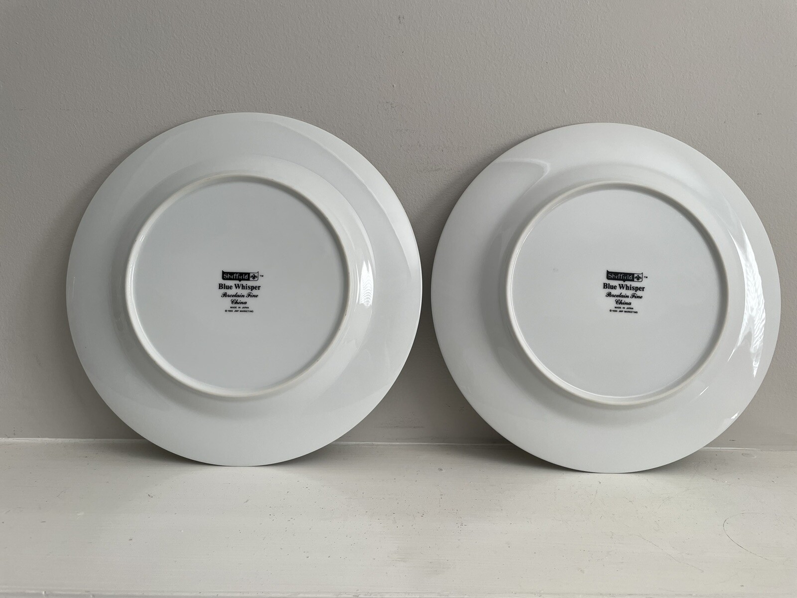 Sheffield Blue Whisper Dinner Plates, Set of 2