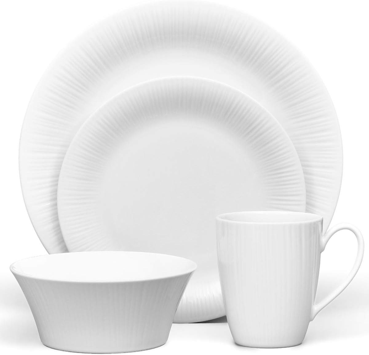 Elegant Conifere 4-Piece Place Setting for One – Perfect for Solo Dining