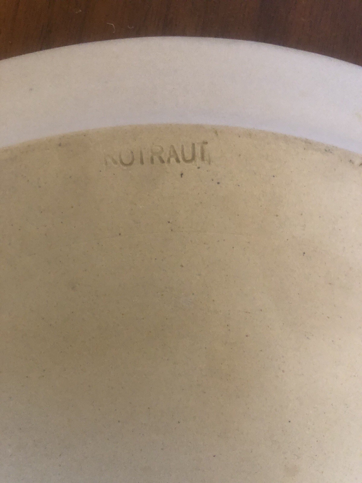 Vintage MCM Studio Pottery Art Plate hand painted Modern Rotraut Germany 10 in