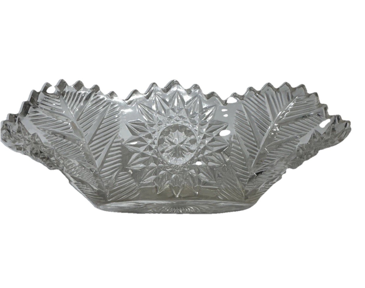 EAPG Westmoreland Specialty FERN BURST Relish Dish 1905 rare