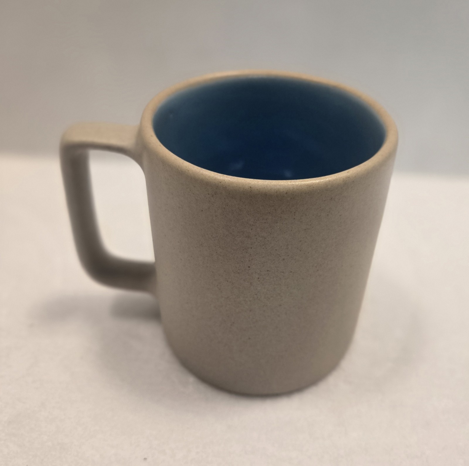 Vintage Pigeon Forge Pottery BI – BETA Phi Sorority Mug Gray And Blue In Side
