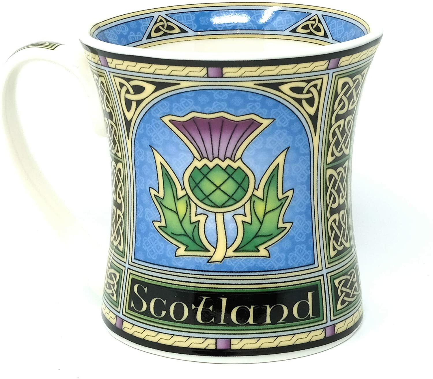 Royal Tara Scottish Thistle Window Mug New Bone China Scotland Tea Cup 11 oz