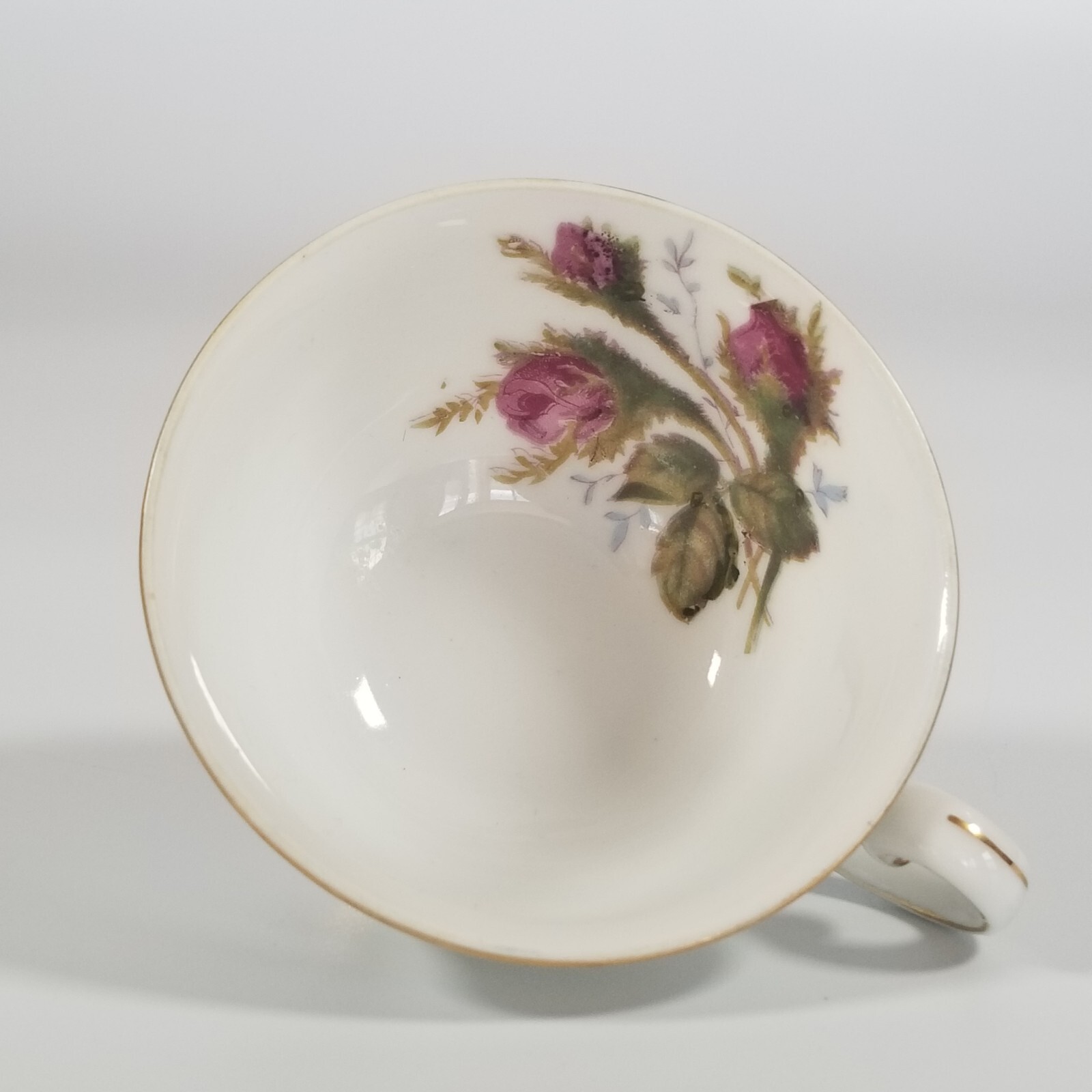 Vintage Miniature Rossetti Pink Rose Cup and Saucer Made In Occupied Japan 