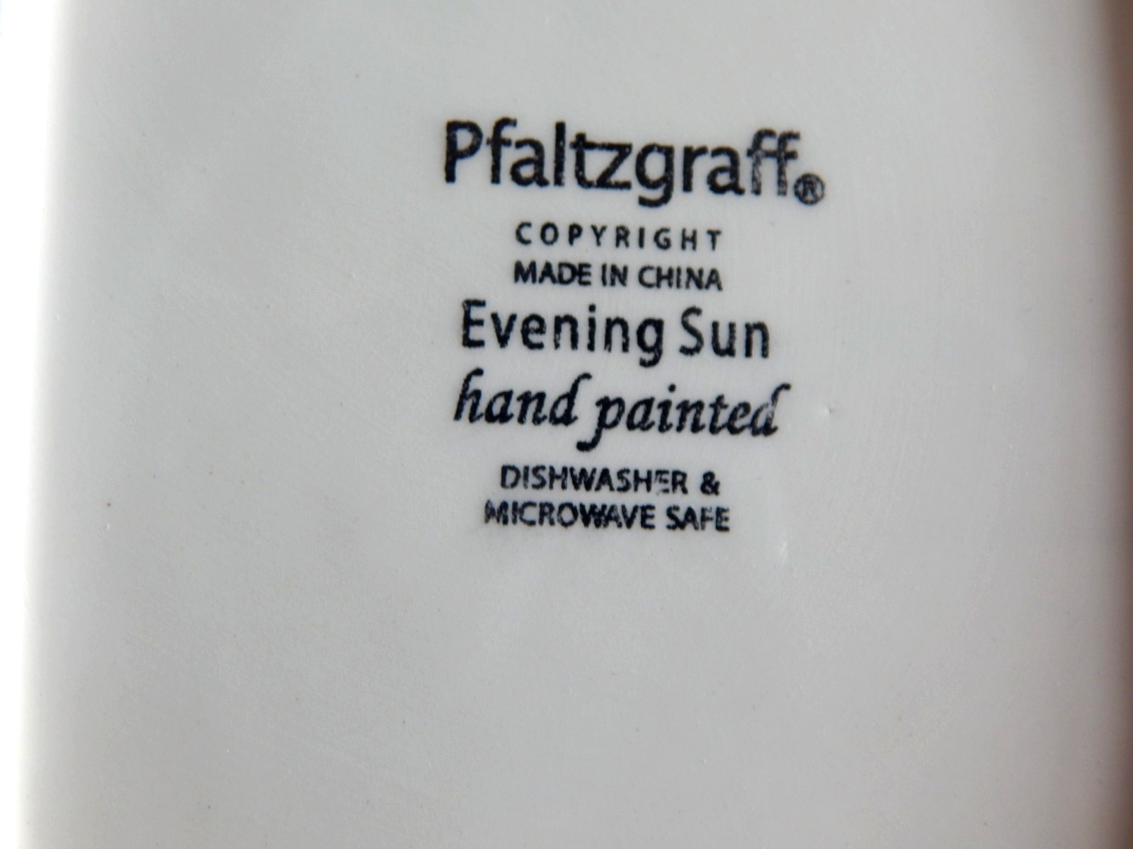 PFALTZGRAFF EVENING SUN 5 1/4″ SQUARE FINGER FOOD PLATES SET OF 4 NEW W/TAG