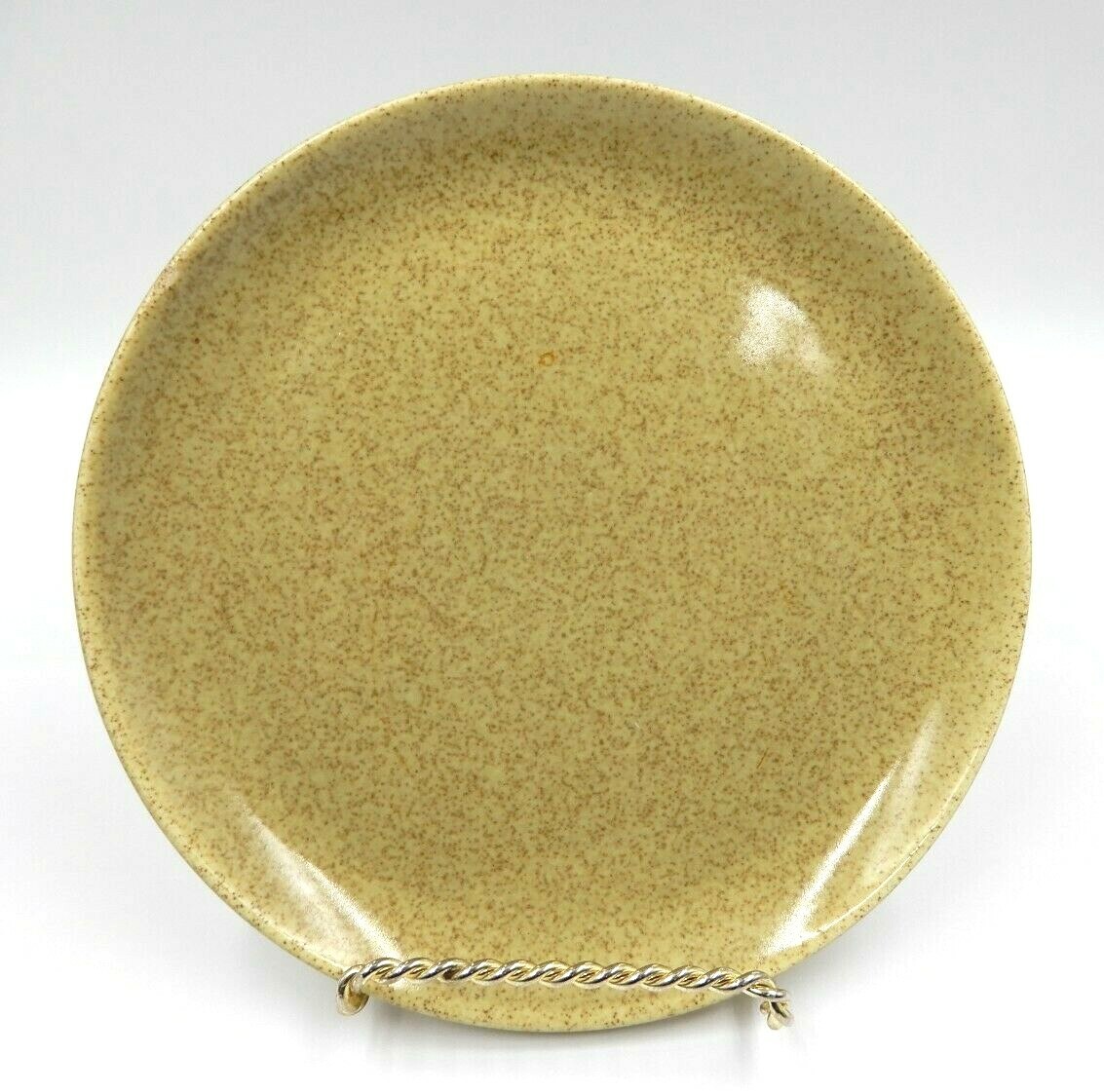 VINTAGE SET OF 9 PLATES, SAUCERS & TEACUP, CLOUDBURST GEORGE GREEN SPECKLEWARE