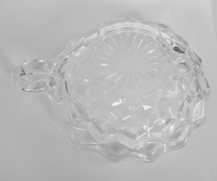 Fostoria AMERICAN PATTERN 5 1/2″ Round Handled Nappy Server 1 5/8″ inches tall