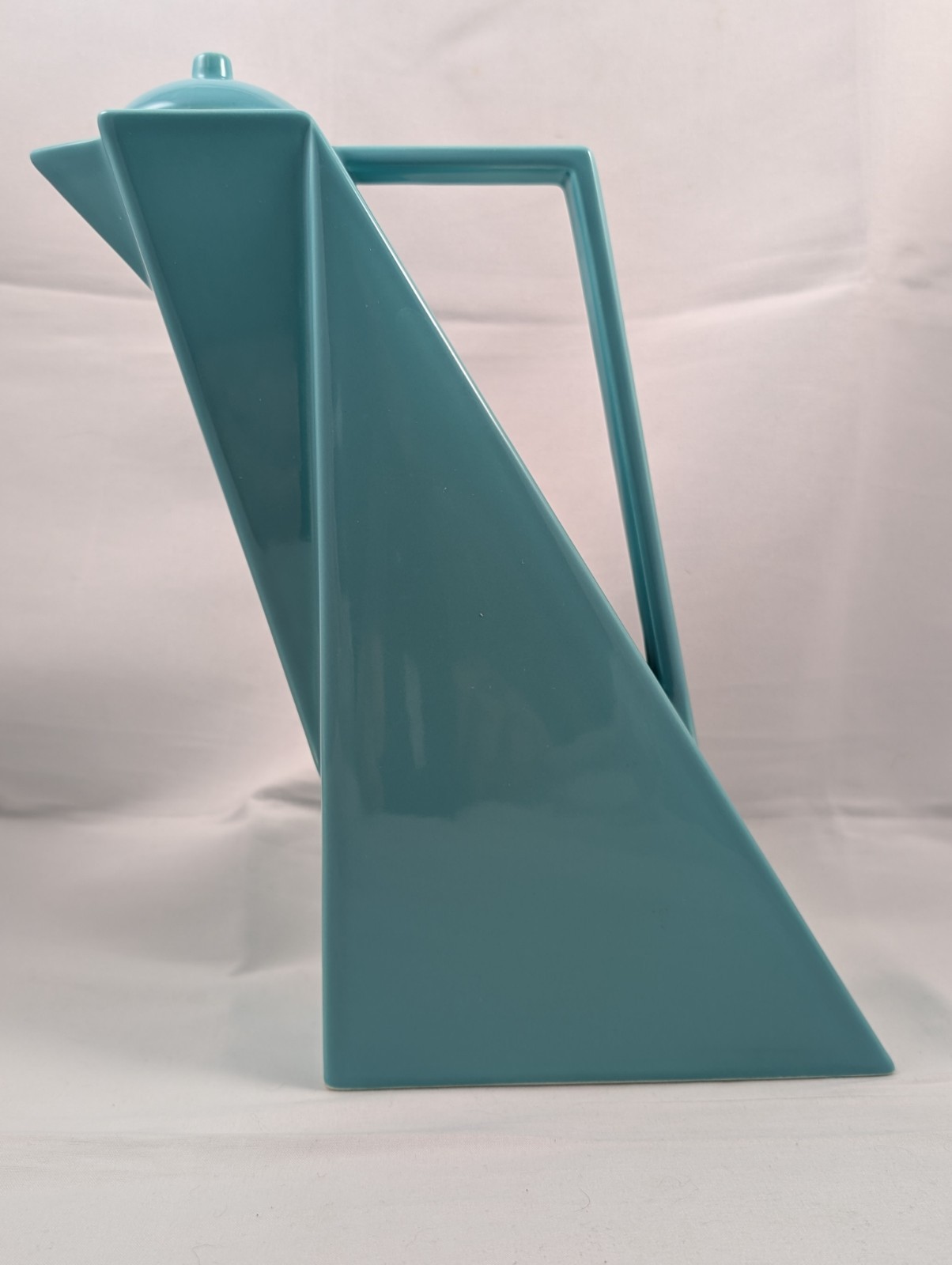 Salins Studio France TURQUOISE Tea Pot PIERRE CASENOVE Post Modern Memphis 1980