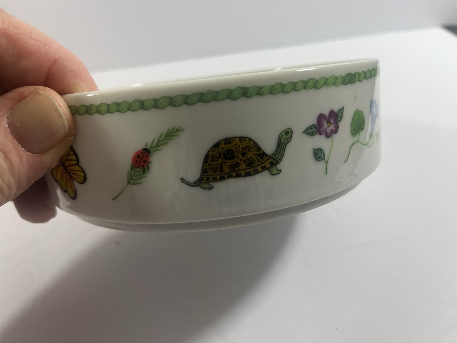 Vintage Lynn Chase Jungle Party 5 7/8″ Children’s Cereal Bowl 1988 Japan