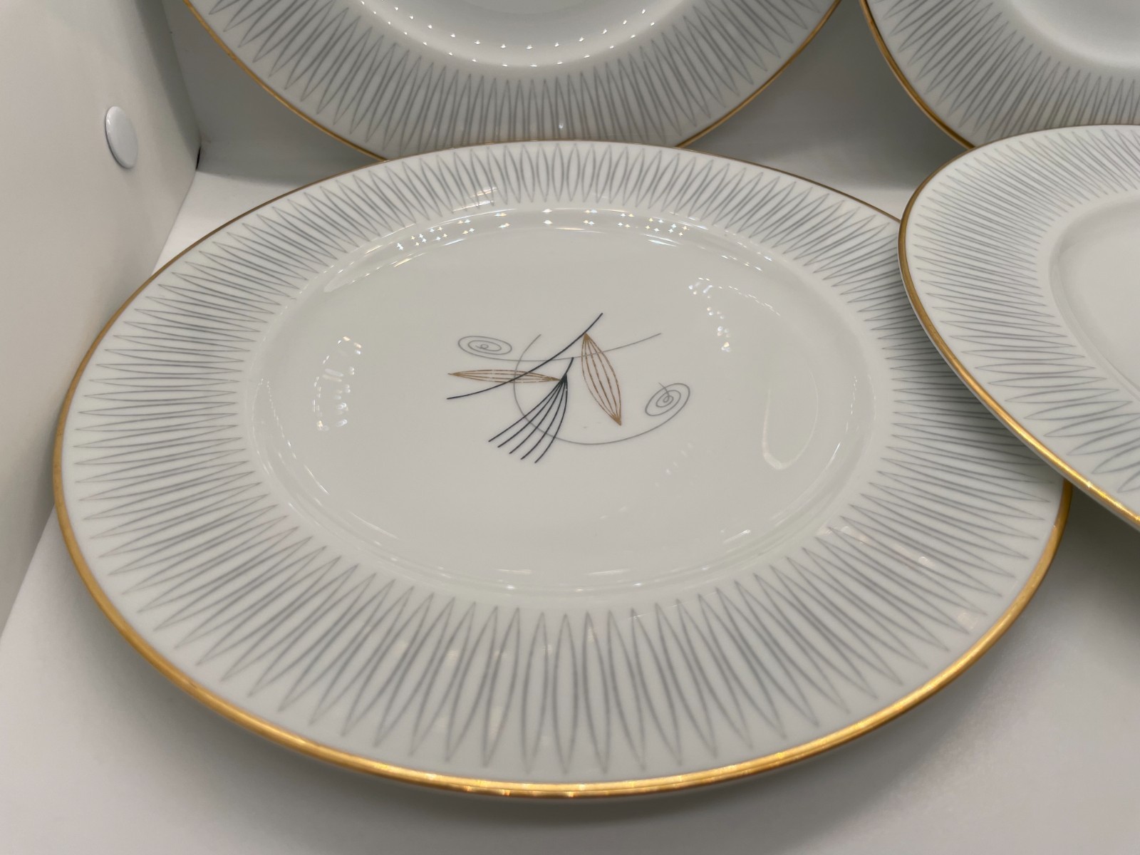 Noritake Clinton 8 3/8 Inch Salad Plate Set of 4 Great