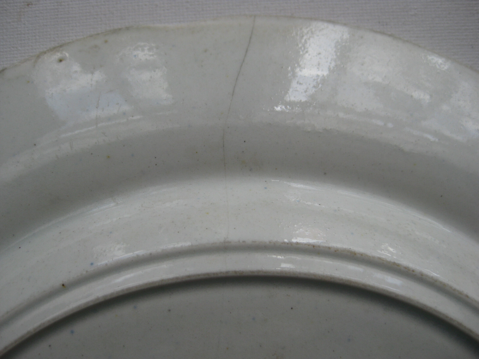 Historical Staffordshire New York Brooklyn Heights Plate By Stevenson 1825